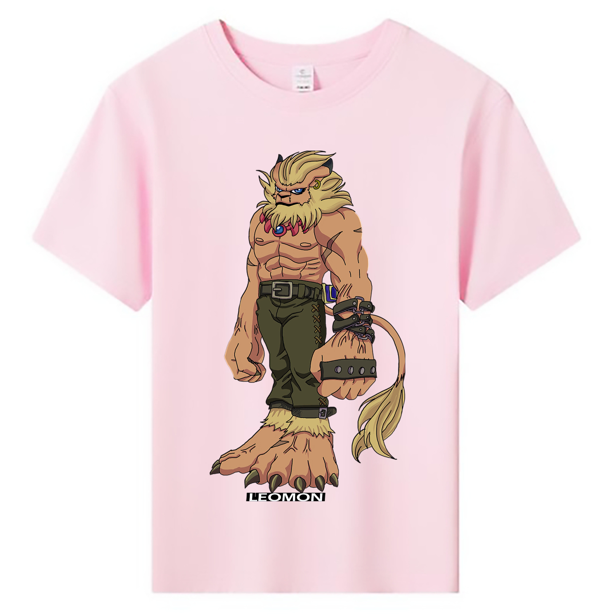 （画像用） Digimon デジタルモンスター/デジモン 綿100％キッズTシャツ（フロントプリント）