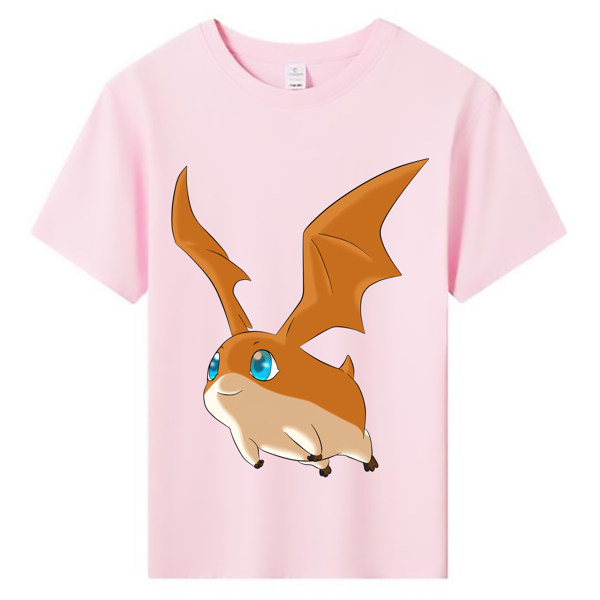 （画像用） Digimon デジタルモンスター/デジモン 綿100％キッズTシャツ（フロントプリント）
