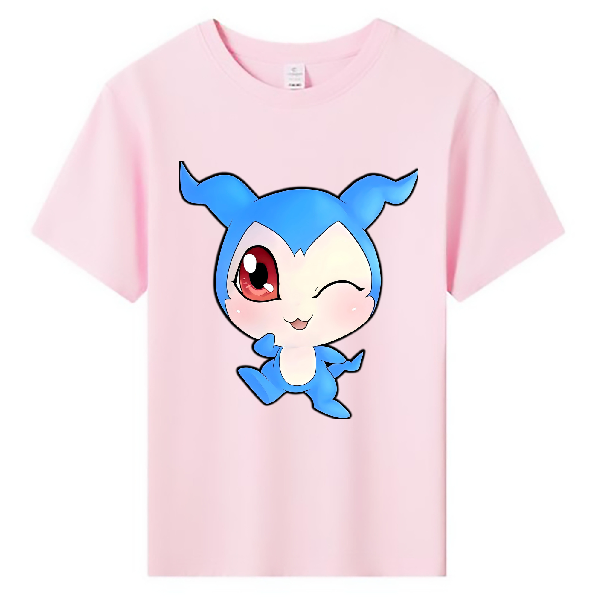 （画像用） Digimon デジタルモンスター/デジモン 綿100％キッズTシャツ（フロントプリント）