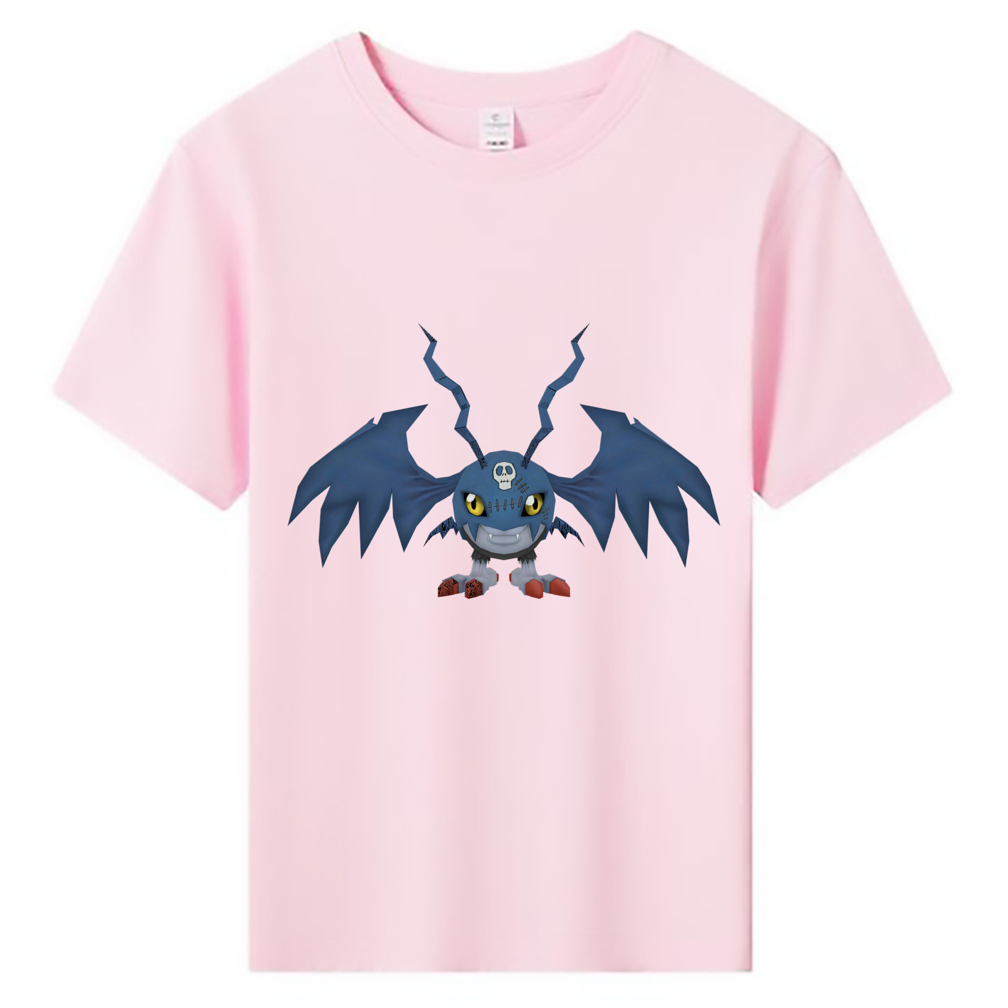 （画像用） Digimon デジタルモンスター/デジモン 綿100％キッズTシャツ（フロントプリント）