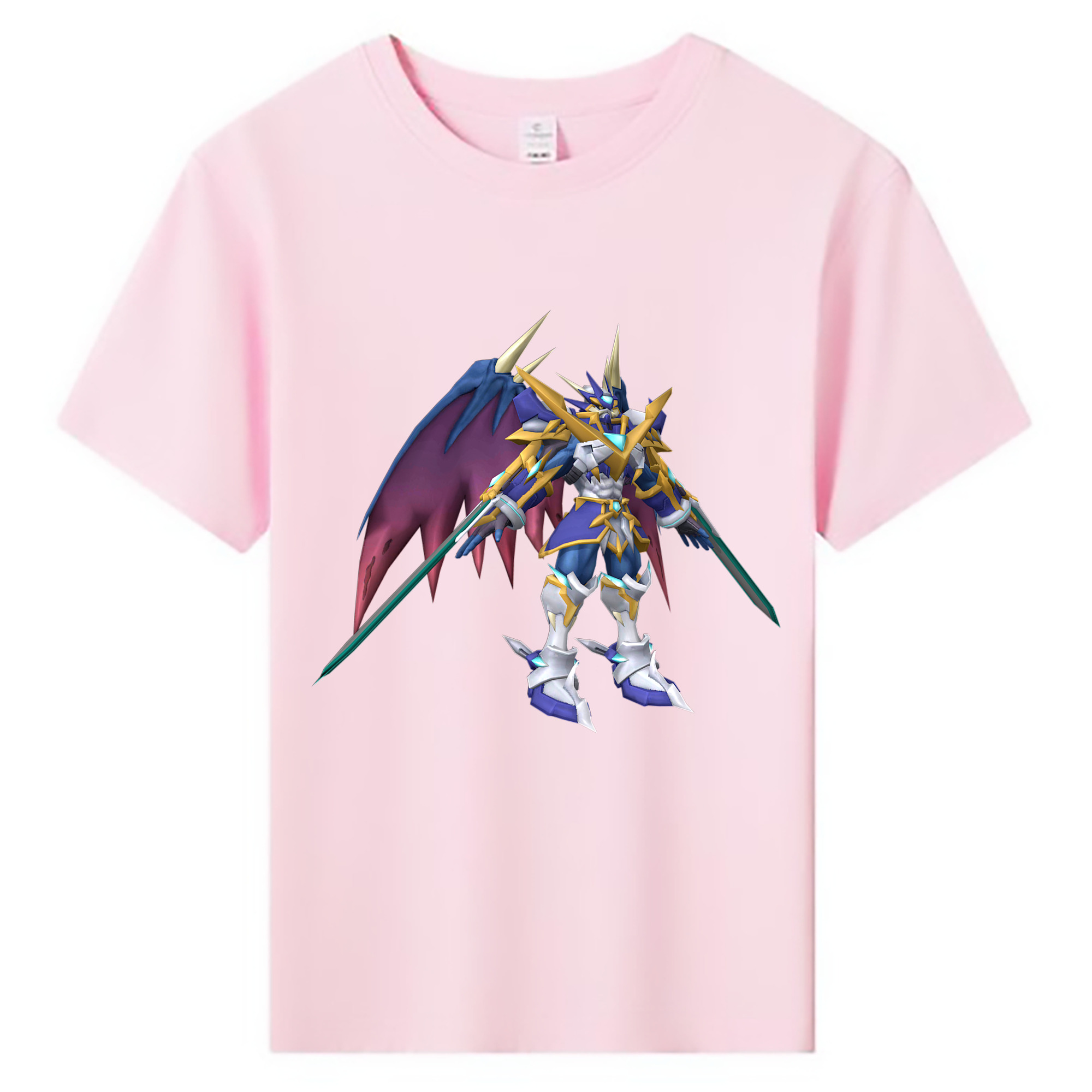 （画像用） Digimon デジタルモンスター/デジモン 綿100％キッズTシャツ（フロントプリント）