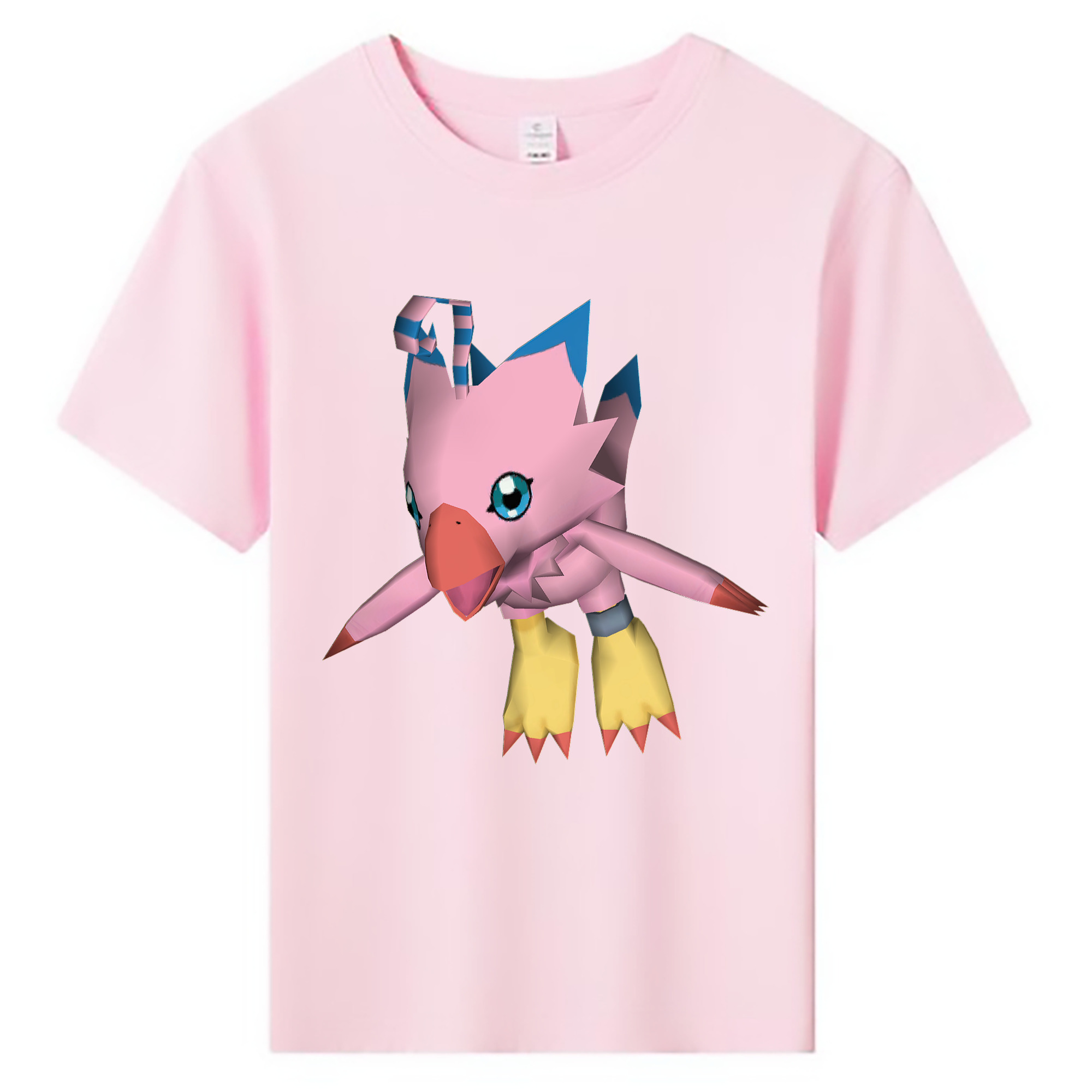 （画像用） Digimon デジタルモンスター/デジモン 綿100％キッズTシャツ（フロントプリント）