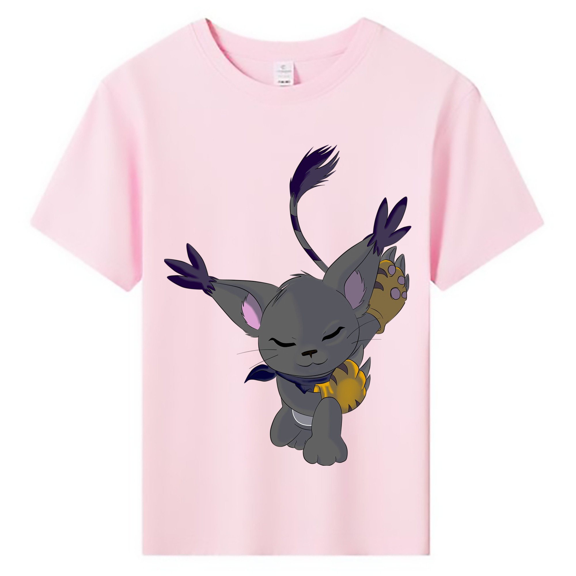 （画像用） Digimon デジタルモンスター/デジモン 綿100％キッズTシャツ（フロントプリント）
