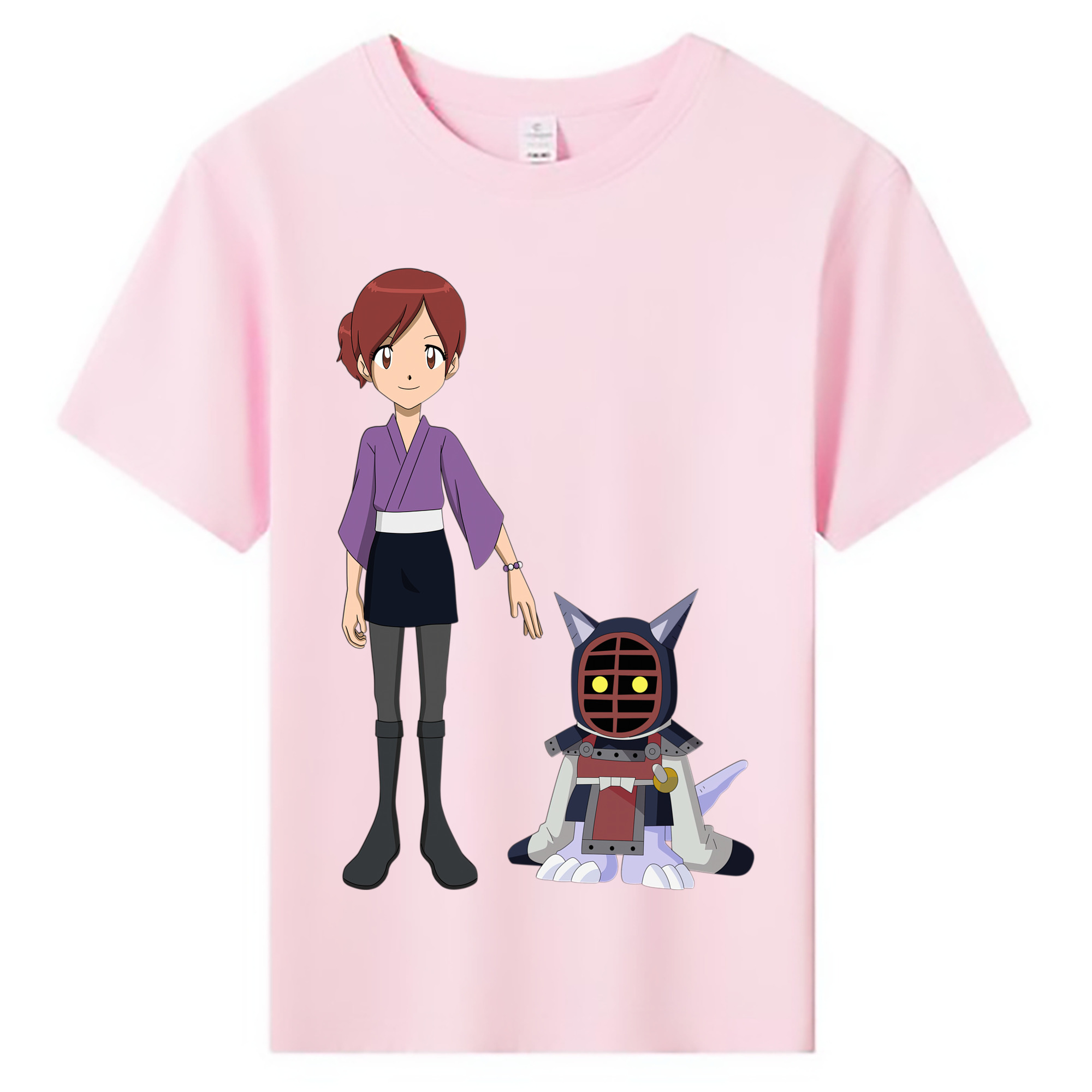 （画像用） Digimon デジタルモンスター/デジモン 綿100％キッズTシャツ（フロントプリント）