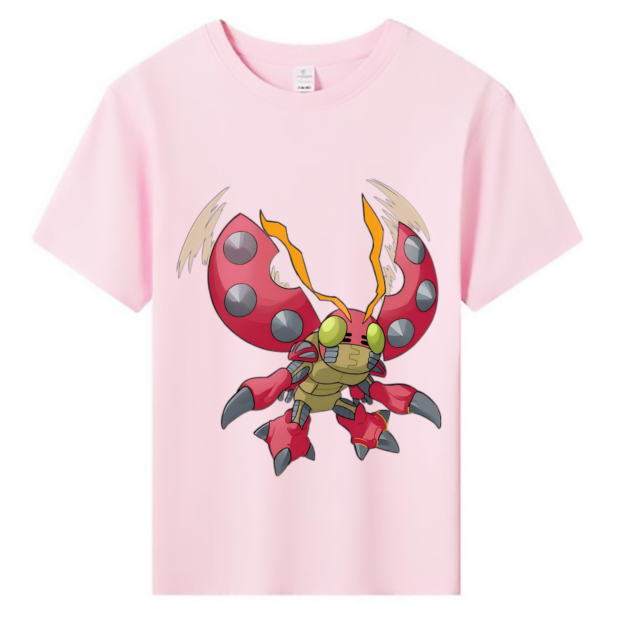 （画像用） Digimon デジタルモンスター/デジモン 綿100％キッズTシャツ（フロントプリント）