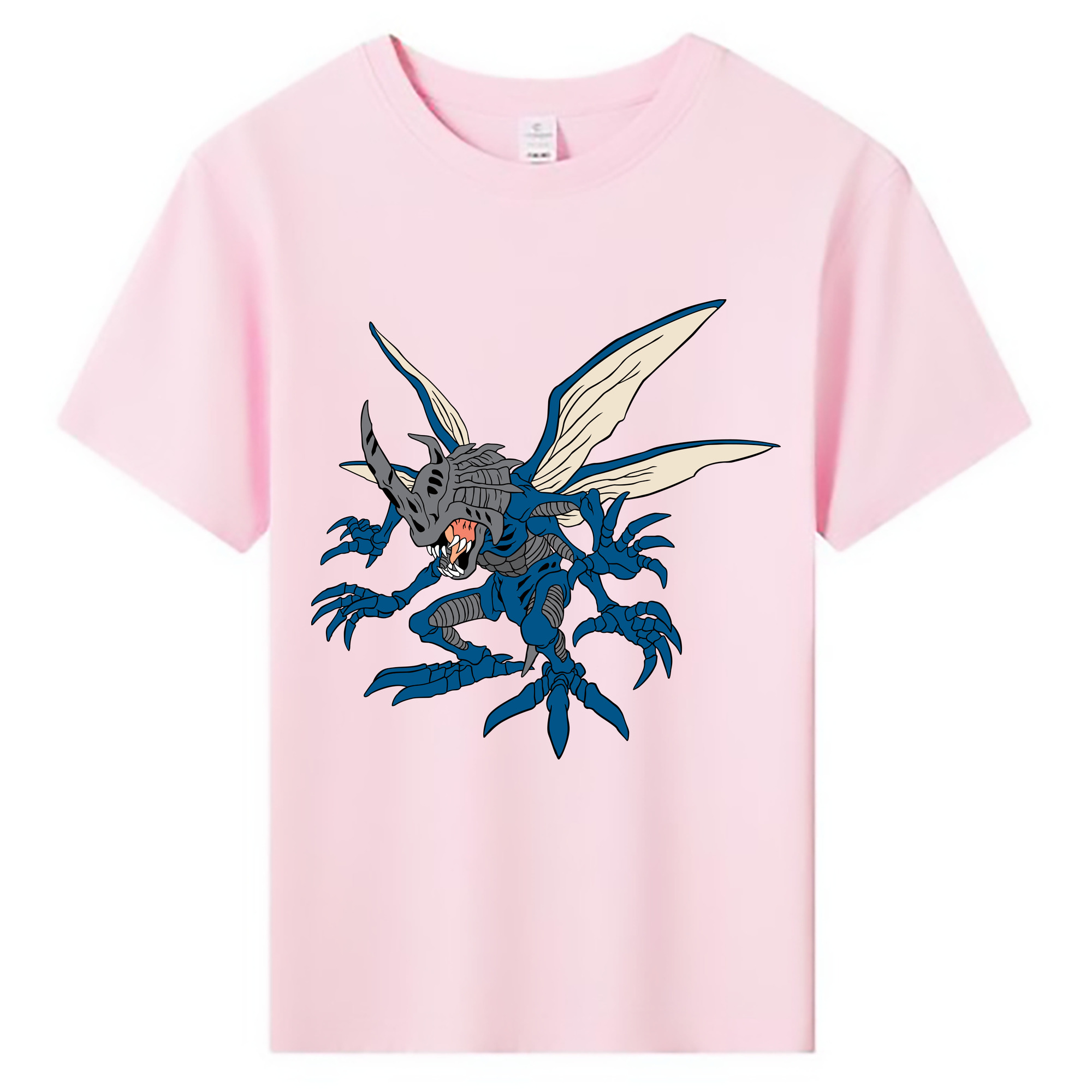（画像用） Digimon デジタルモンスター/デジモン 綿100％キッズTシャツ（フロントプリント）