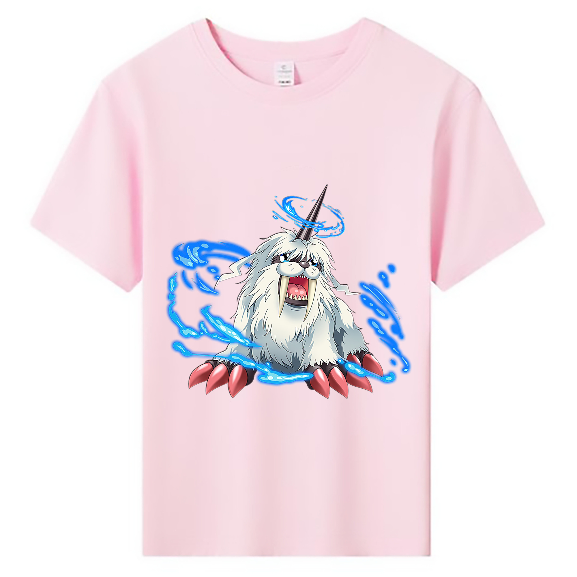 （画像用） Digimon デジタルモンスター/デジモン 綿100％キッズTシャツ（フロントプリント）