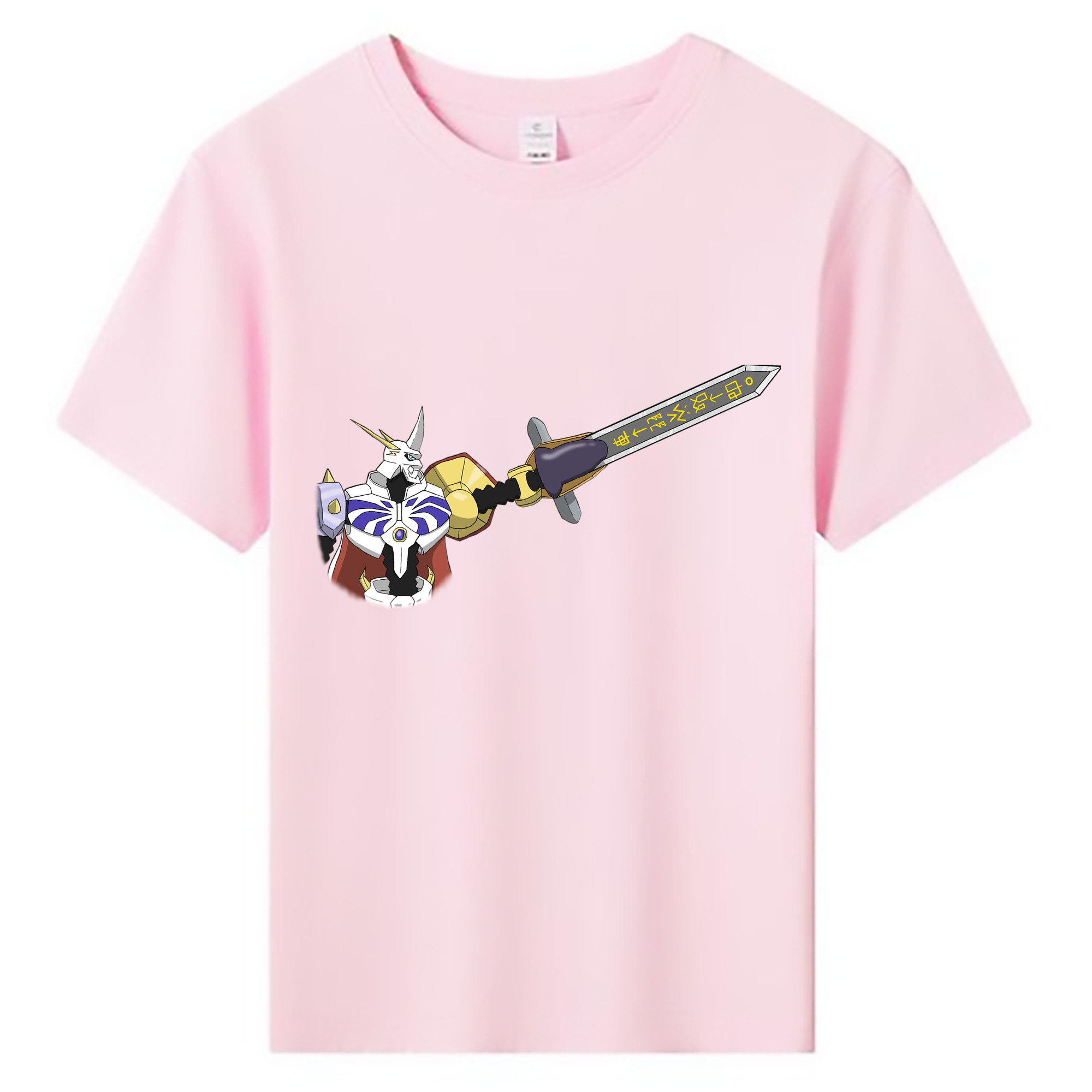 （画像用） Digimon デジタルモンスター/デジモン 綿100％キッズTシャツ（フロントプリント）