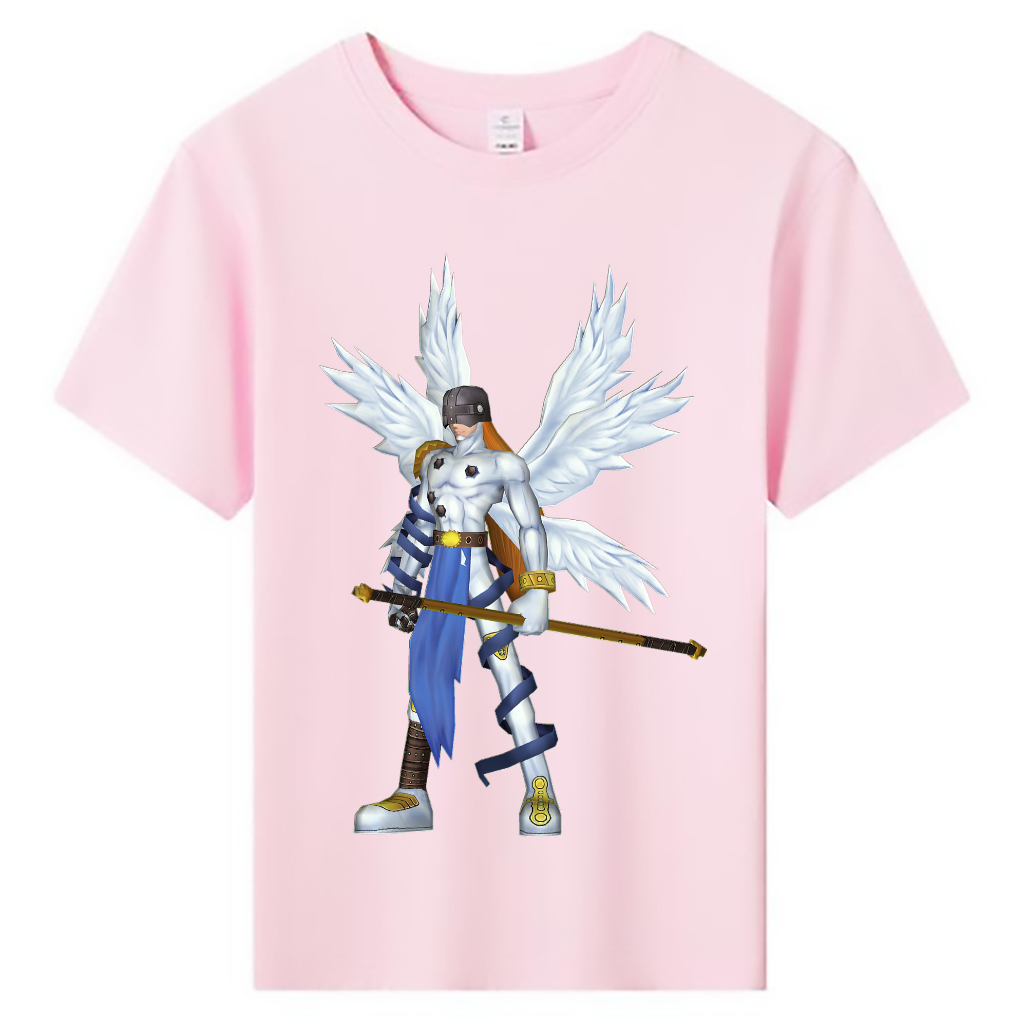 （画像用） Digimon デジタルモンスター/デジモン 綿100％キッズTシャツ（フロントプリント）
