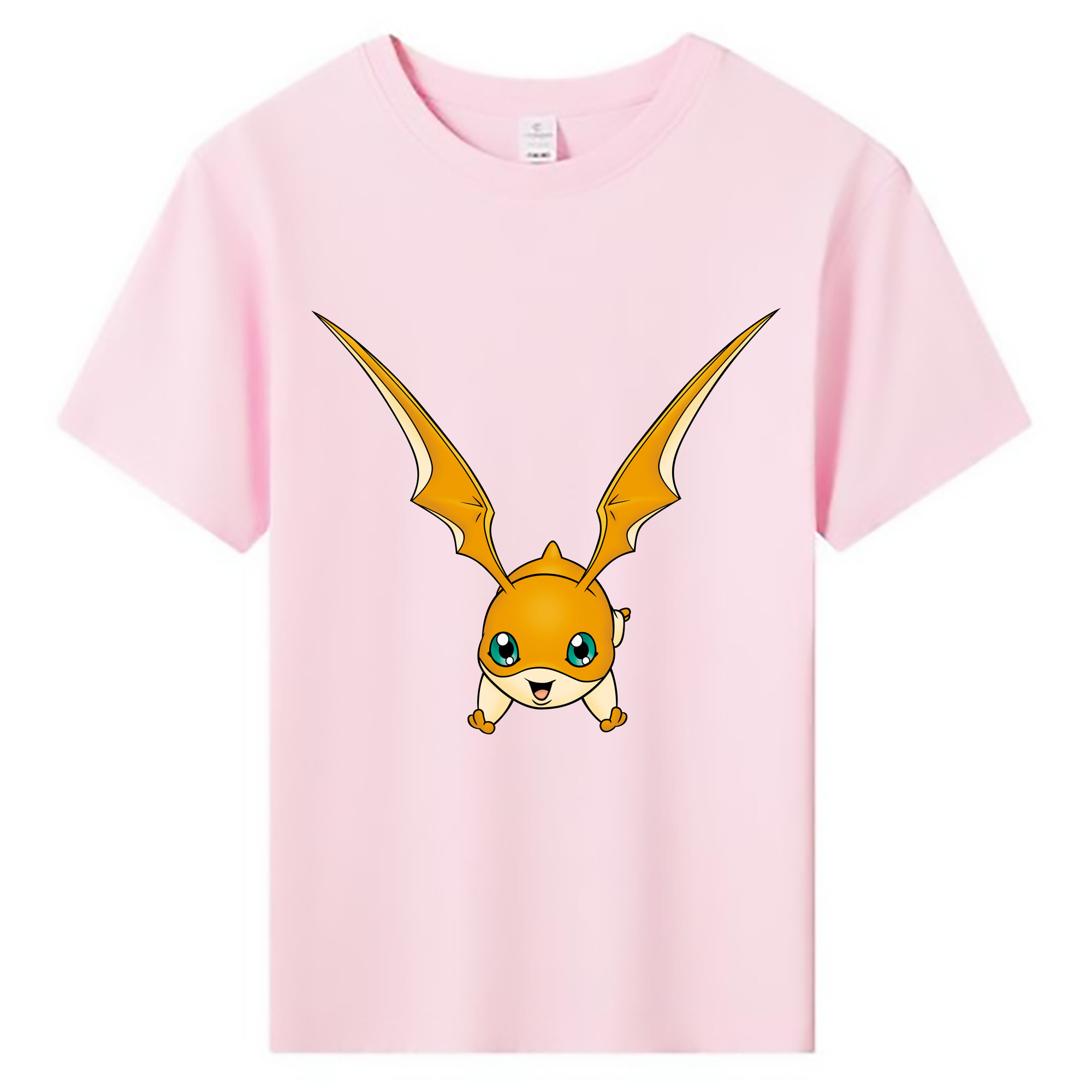 （画像用） Digimon デジタルモンスター/デジモン 綿100％キッズTシャツ（フロントプリント）