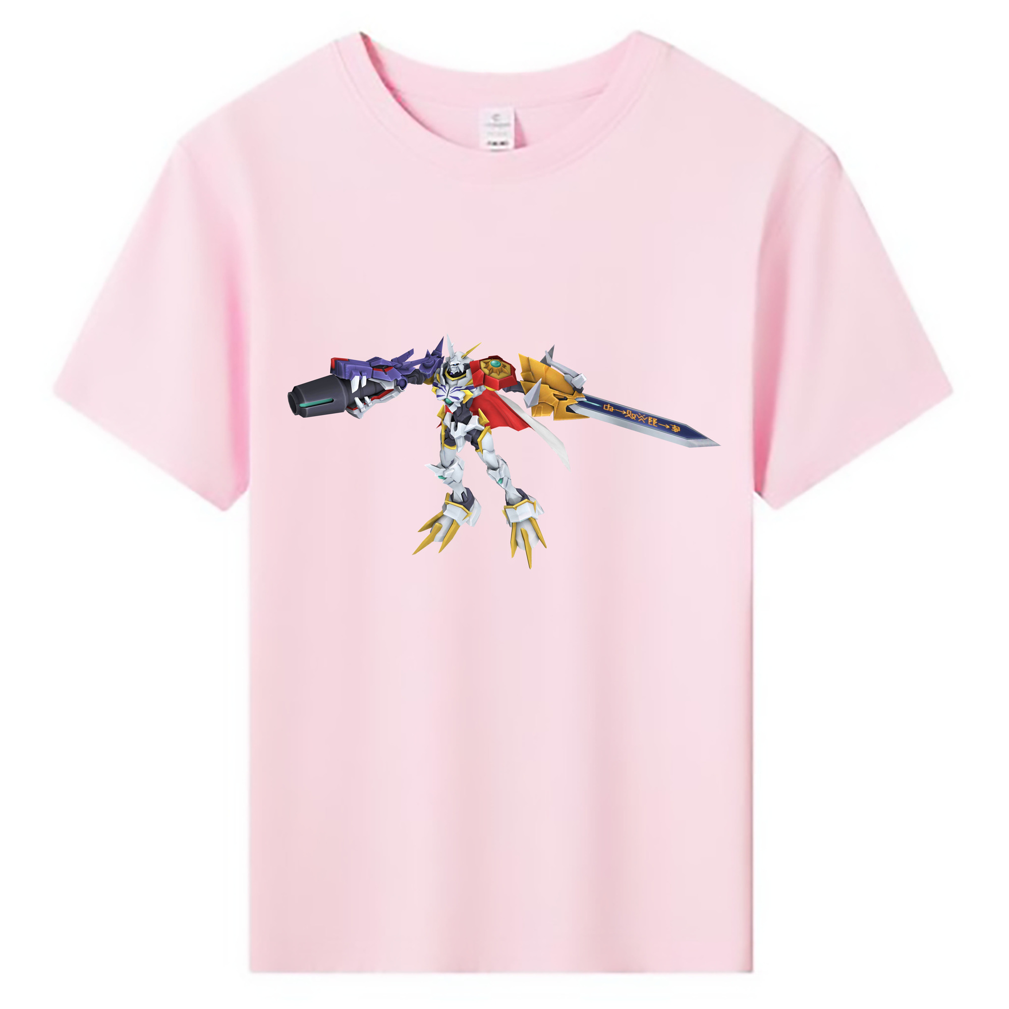 （画像用） Digimon デジタルモンスター/デジモン 綿100％キッズTシャツ（フロントプリント）
