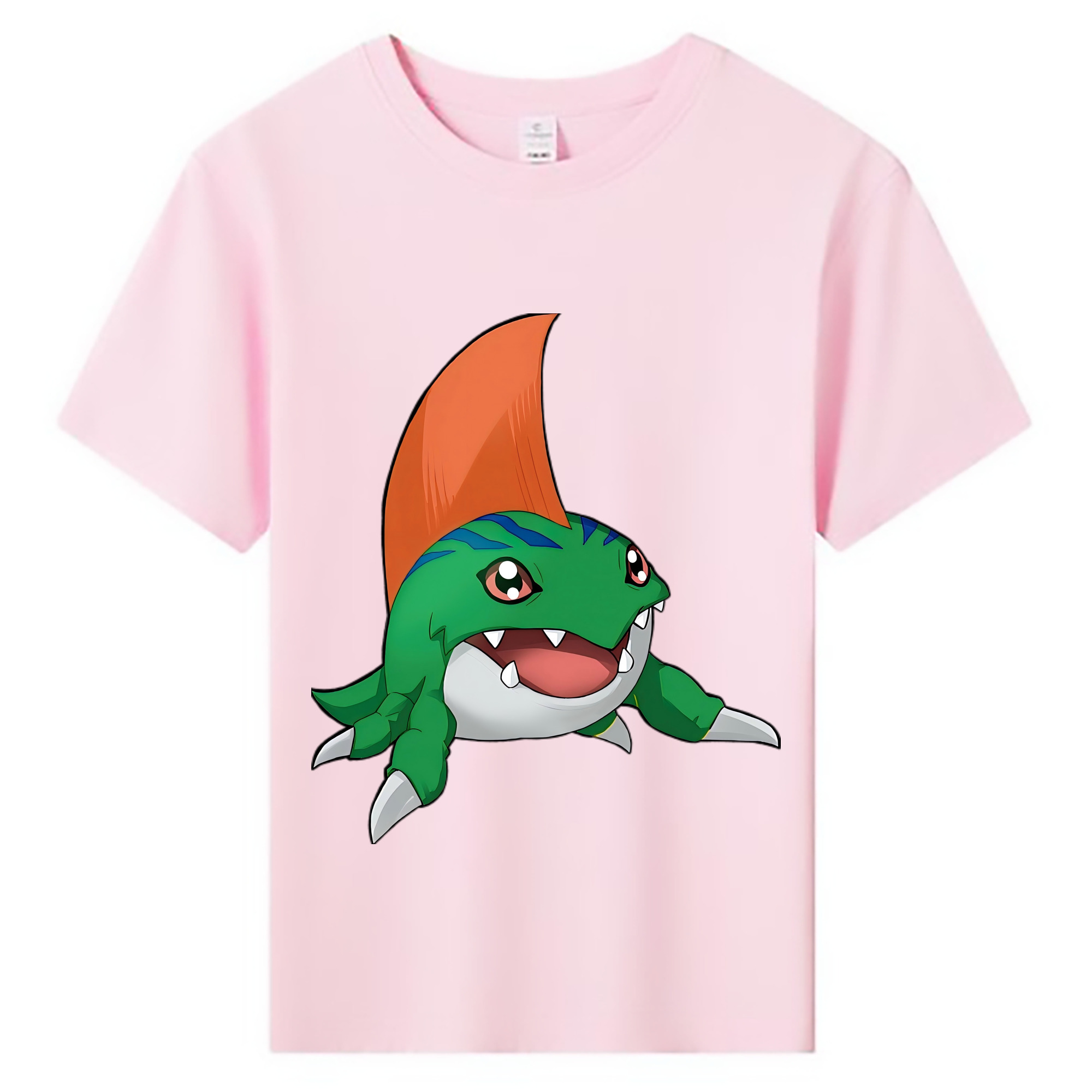 （画像用） Digimon デジタルモンスター/デジモン 綿100％キッズTシャツ（フロントプリント）