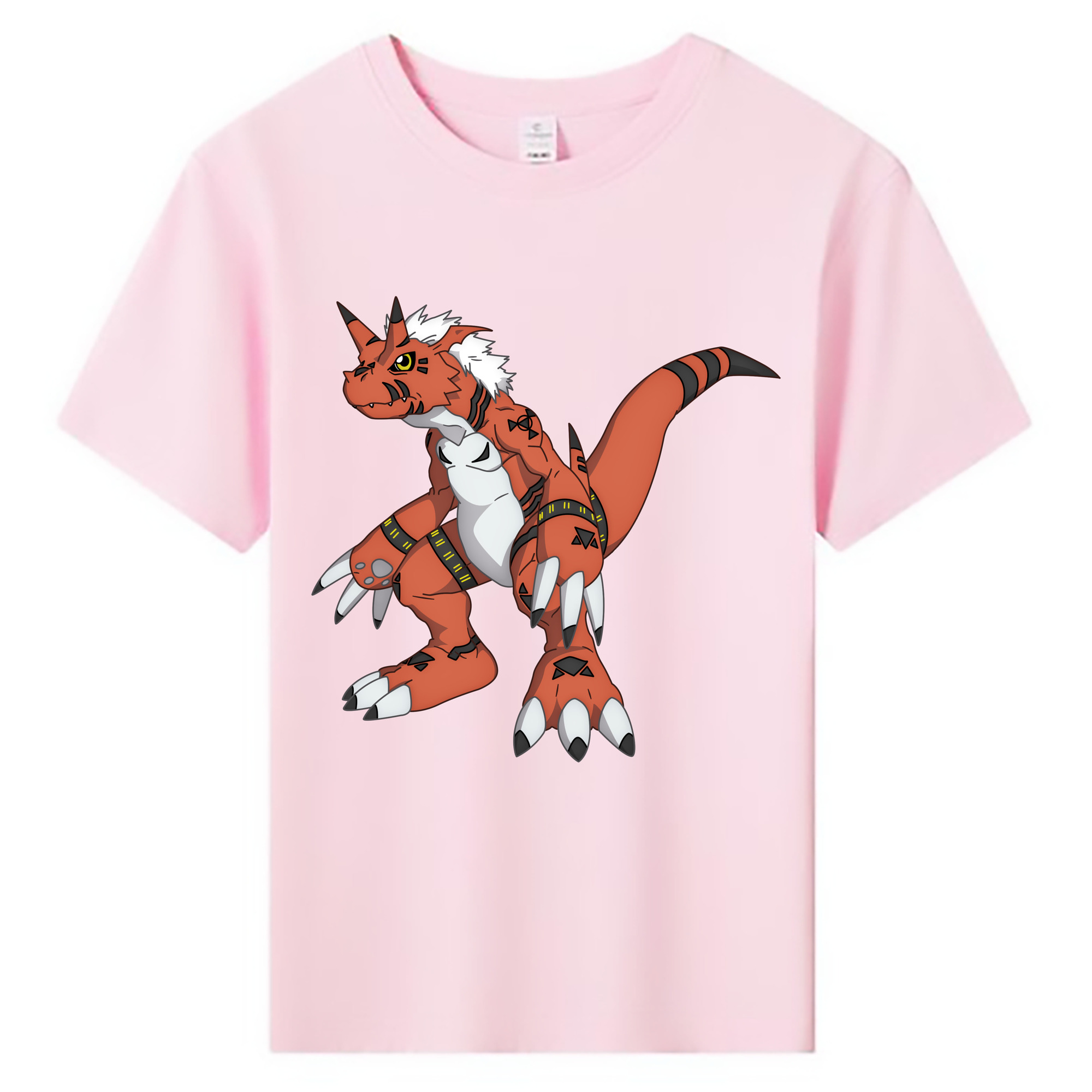 （画像用） Digimon デジタルモンスター/デジモン 綿100％キッズTシャツ（フロントプリント）