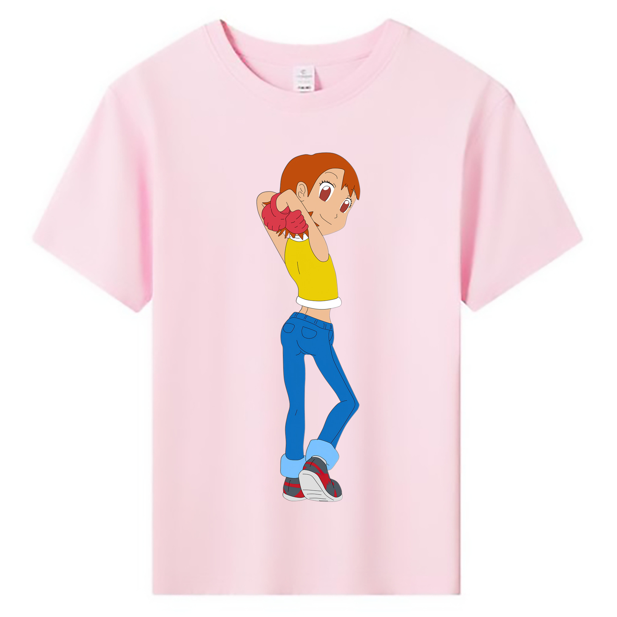 （画像用） Digimon デジタルモンスター/デジモン 綿100％キッズTシャツ（フロントプリント）