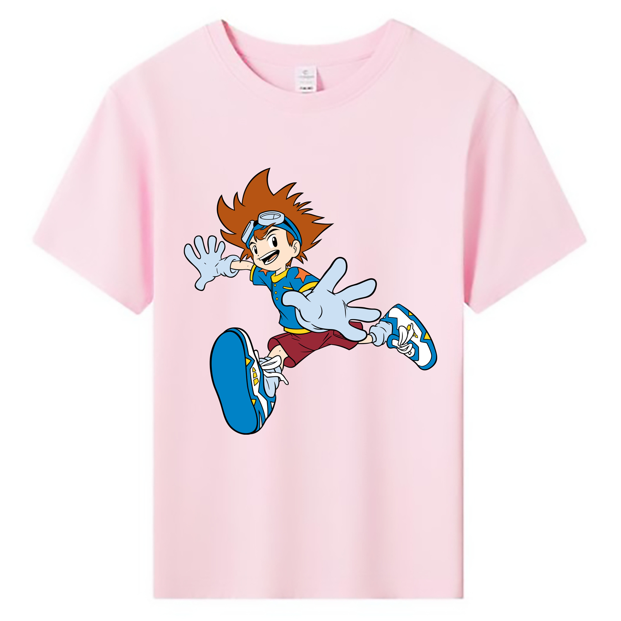 （画像用） Digimon デジタルモンスター/デジモン 綿100％キッズTシャツ（フロントプリント）