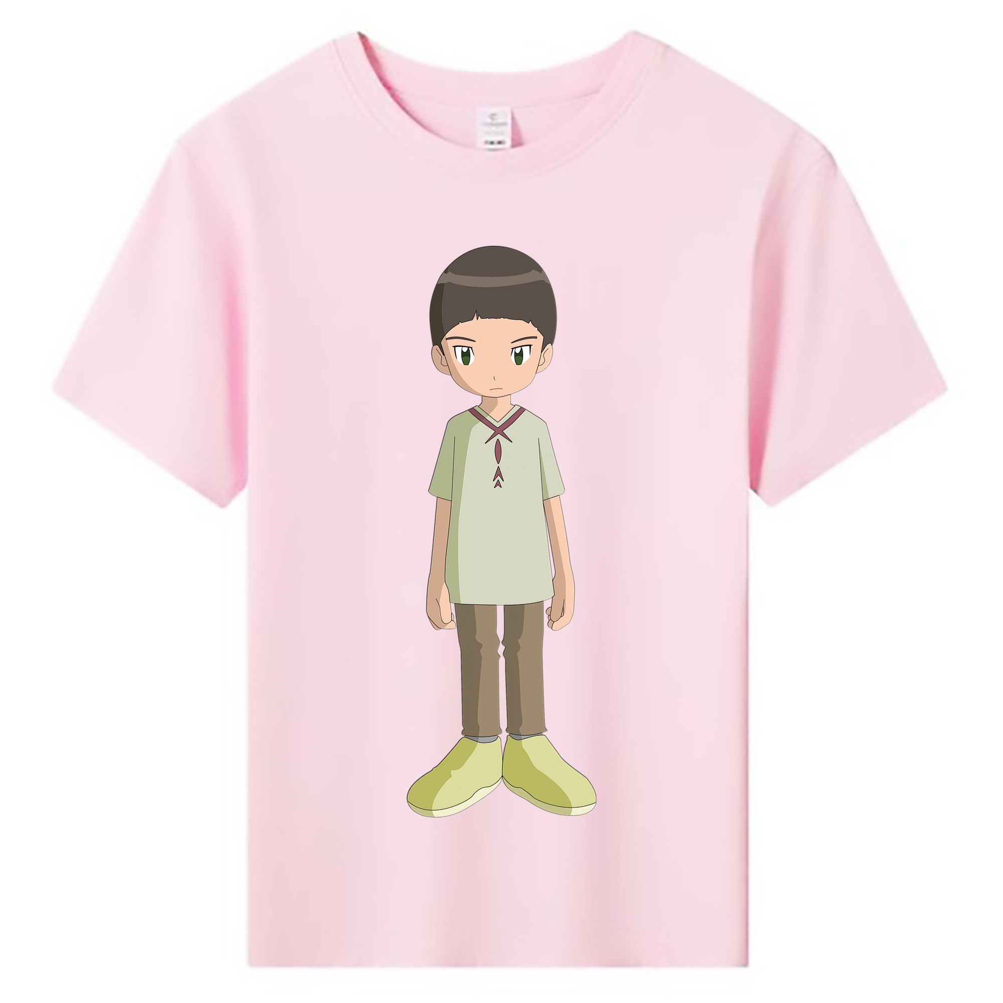 （画像用） Digimon デジタルモンスター/デジモン 綿100％キッズTシャツ（フロントプリント）