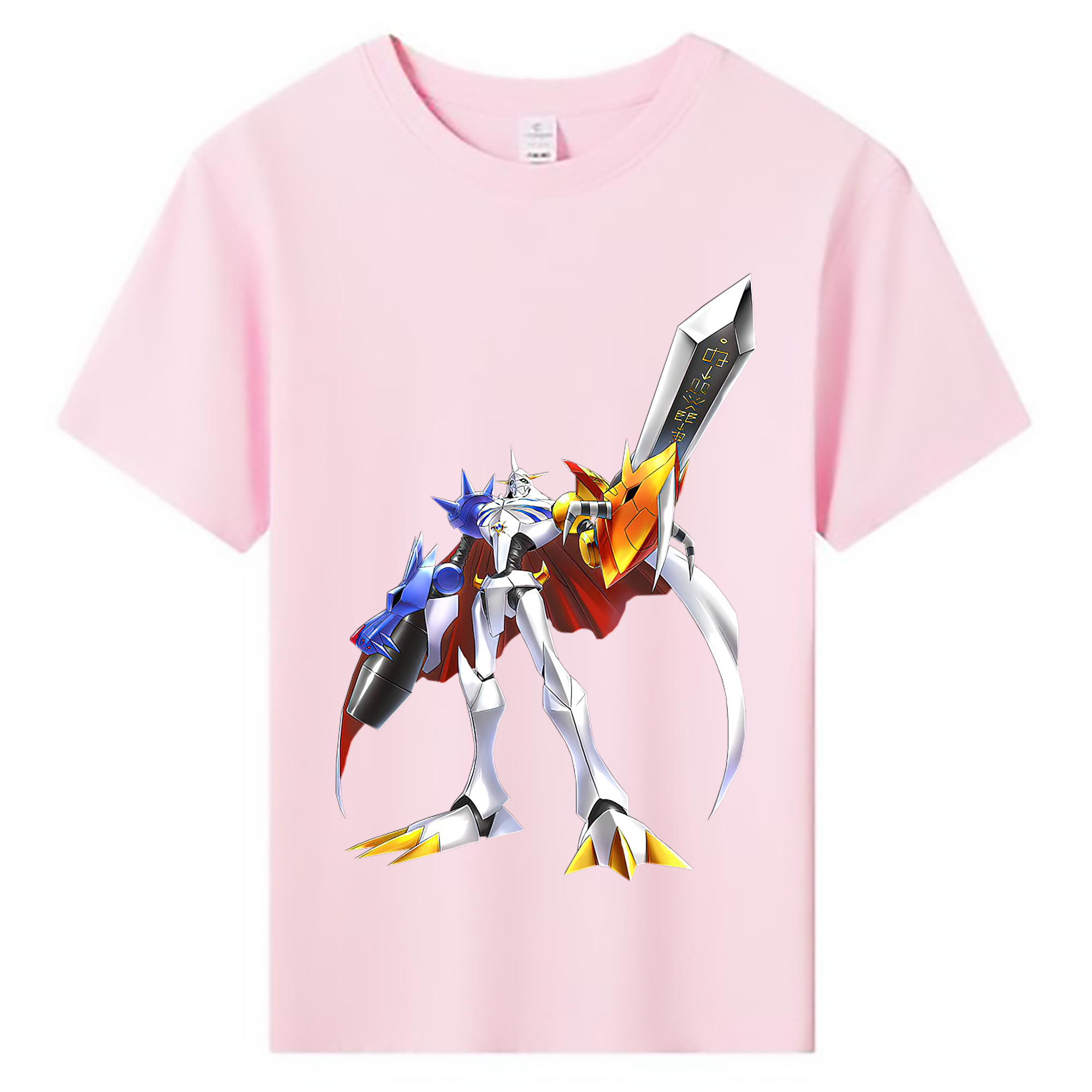 （画像用） Digimon デジタルモンスター/デジモン 綿100％キッズTシャツ（フロントプリント）