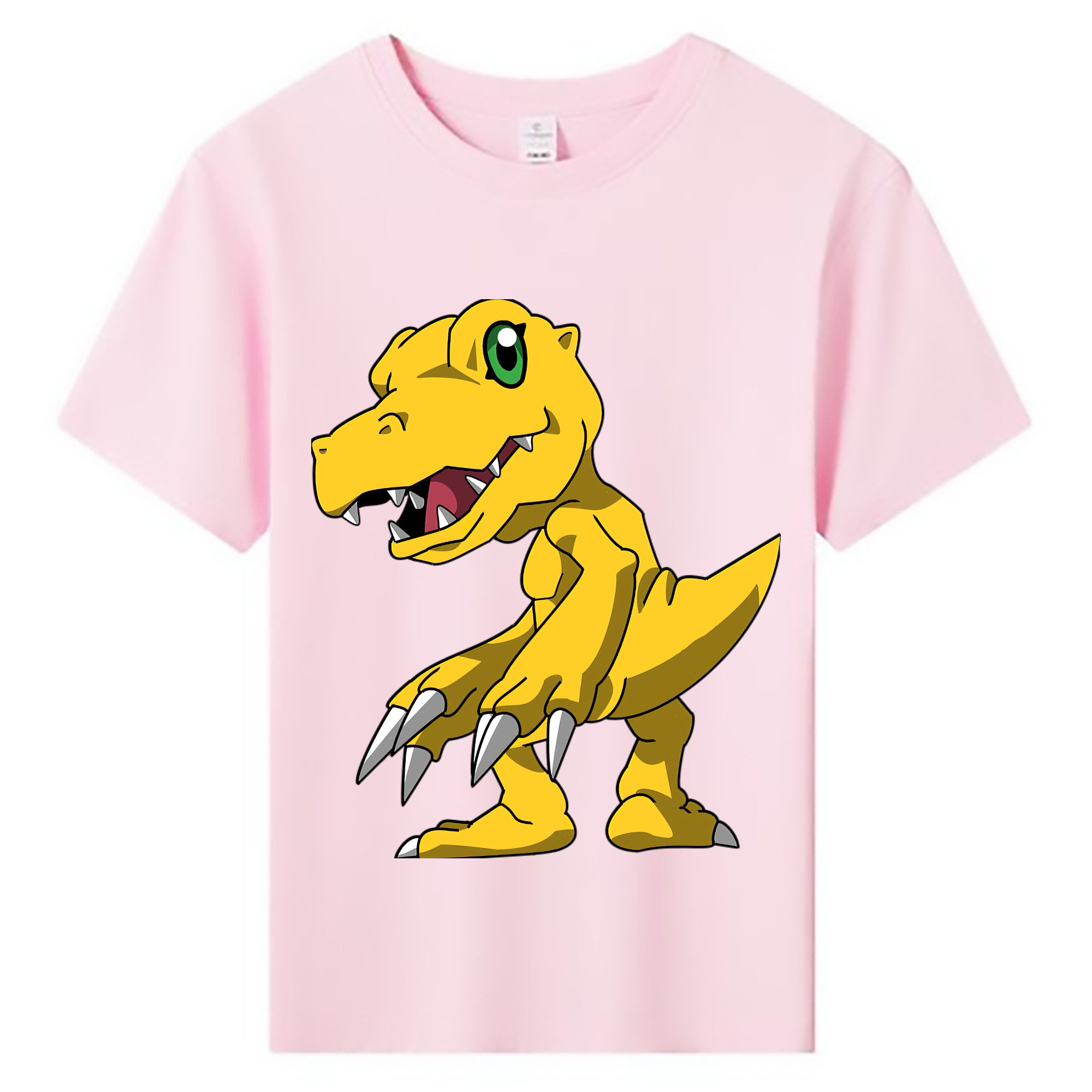 （画像用） Digimon デジタルモンスター/デジモン 綿100％キッズTシャツ（フロントプリント）