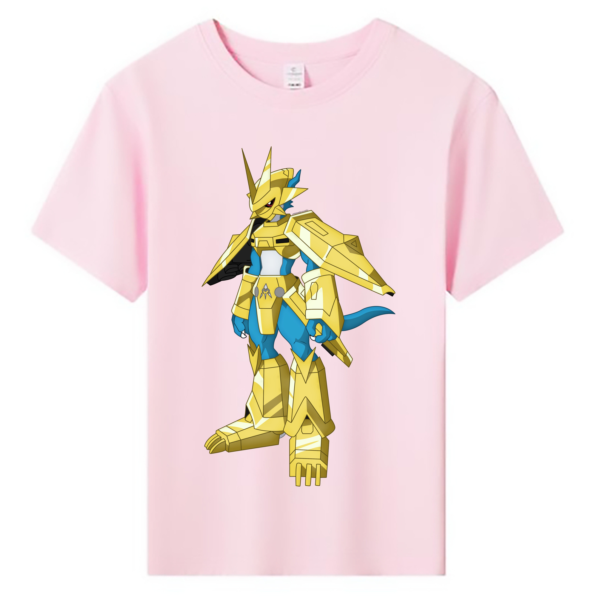 （画像用） Digimon デジタルモンスター/デジモン 綿100％キッズTシャツ（フロントプリント）