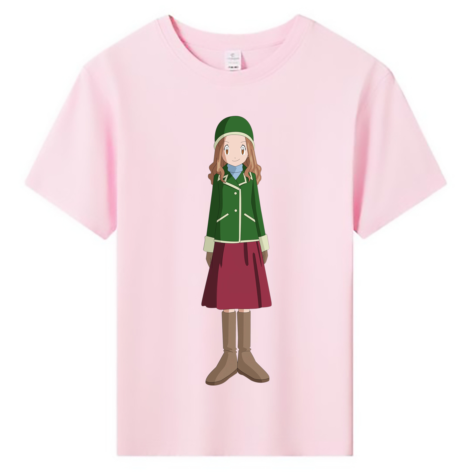（画像用） Digimon デジタルモンスター/デジモン 綿100％キッズTシャツ（フロントプリント）