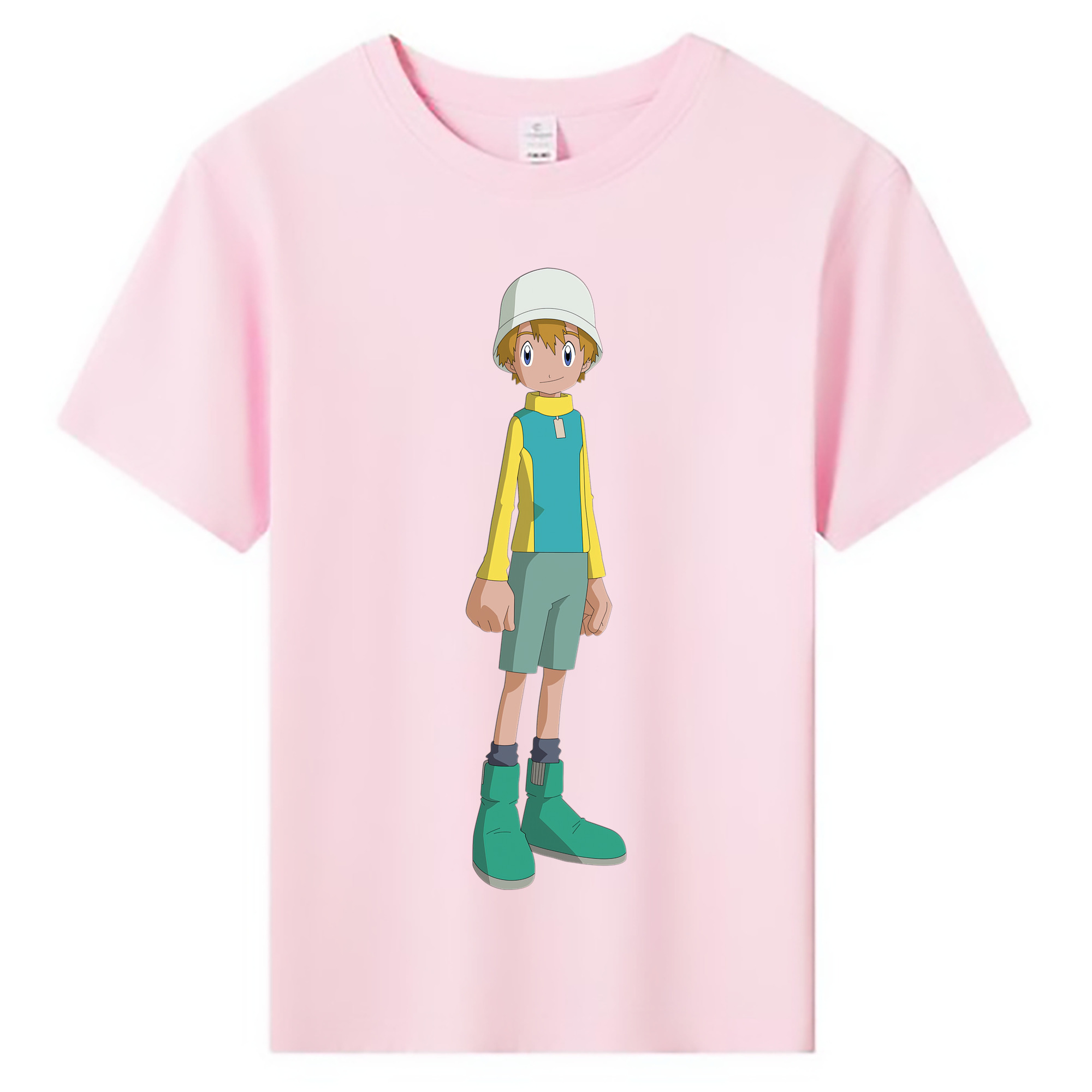 （画像用） Digimon デジタルモンスター/デジモン 綿100％キッズTシャツ（フロントプリント）