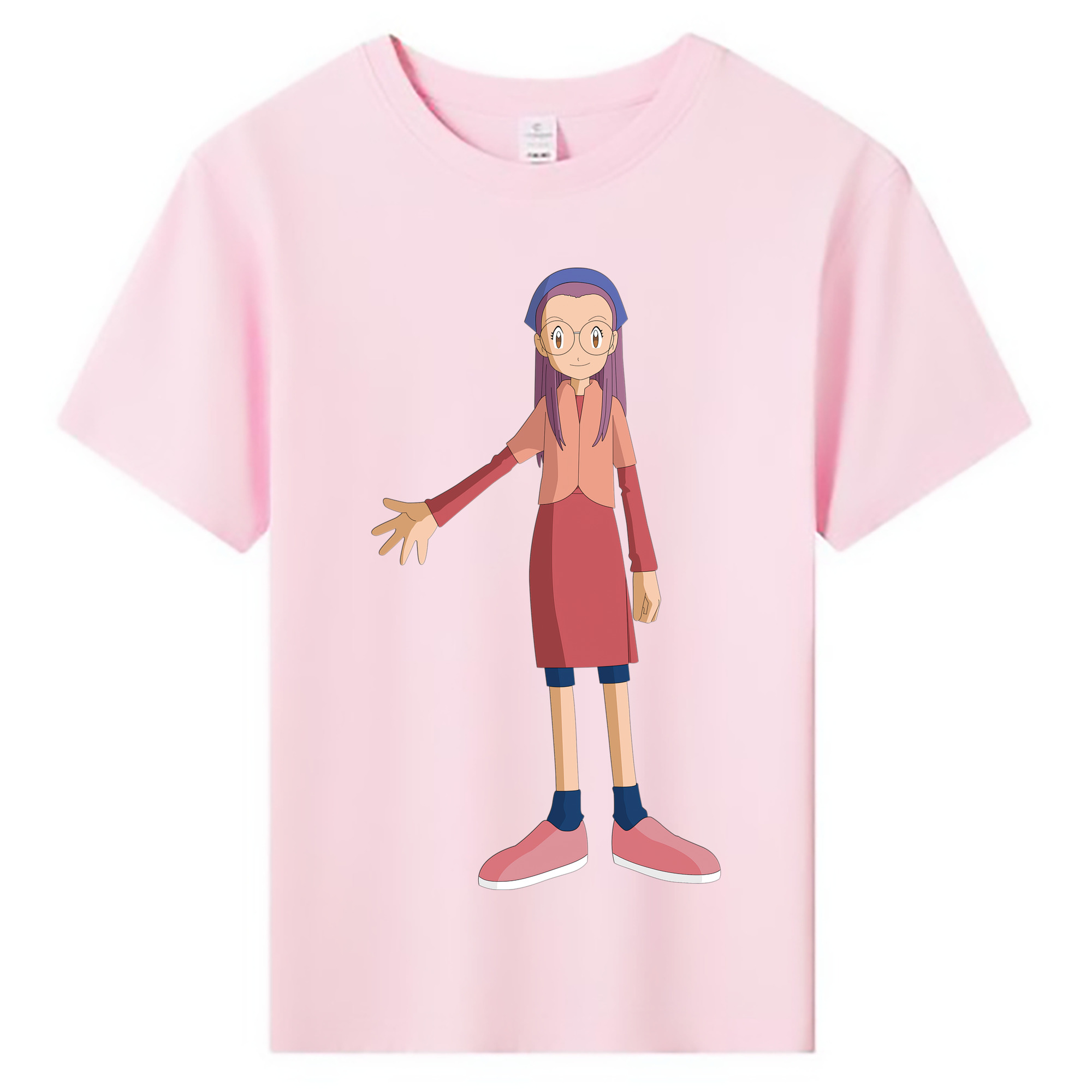 （画像用） Digimon デジタルモンスター/デジモン 綿100％キッズTシャツ（フロントプリント）