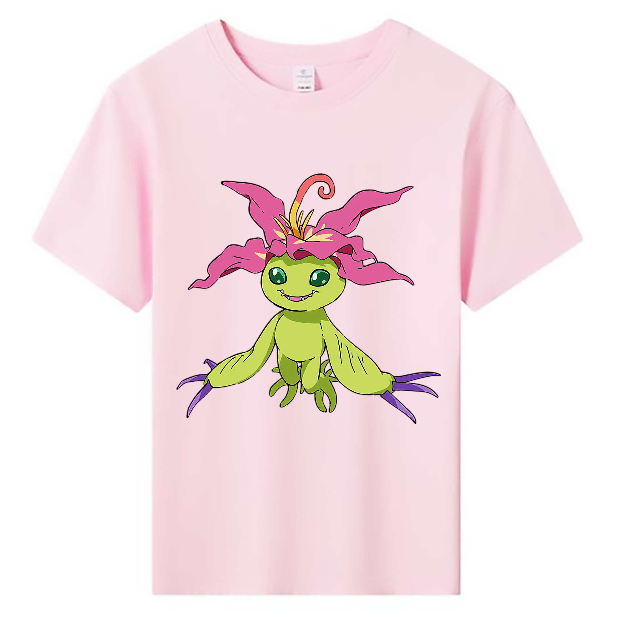 （画像用） Digimon デジタルモンスター/デジモン 綿100％キッズTシャツ（フロントプリント）