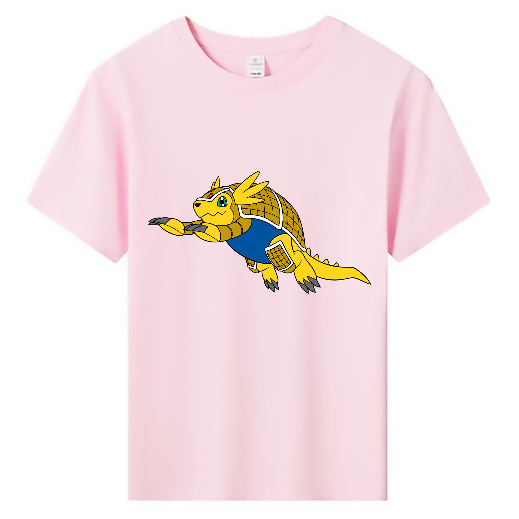 （画像用） Digimon デジタルモンスター/デジモン 綿100％キッズTシャツ（フロントプリント）