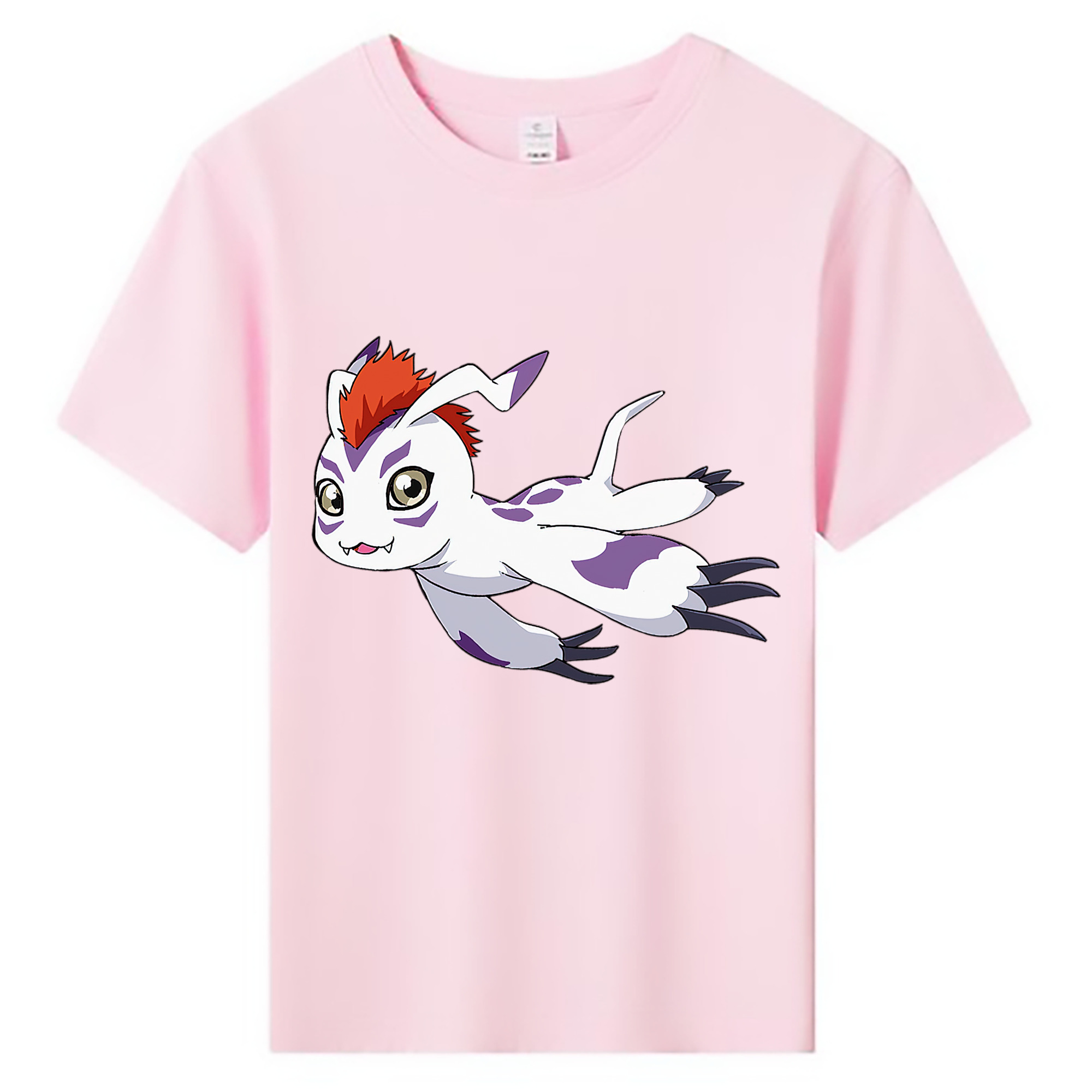 （画像用） Digimon デジタルモンスター/デジモン 綿100％キッズTシャツ（フロントプリント）