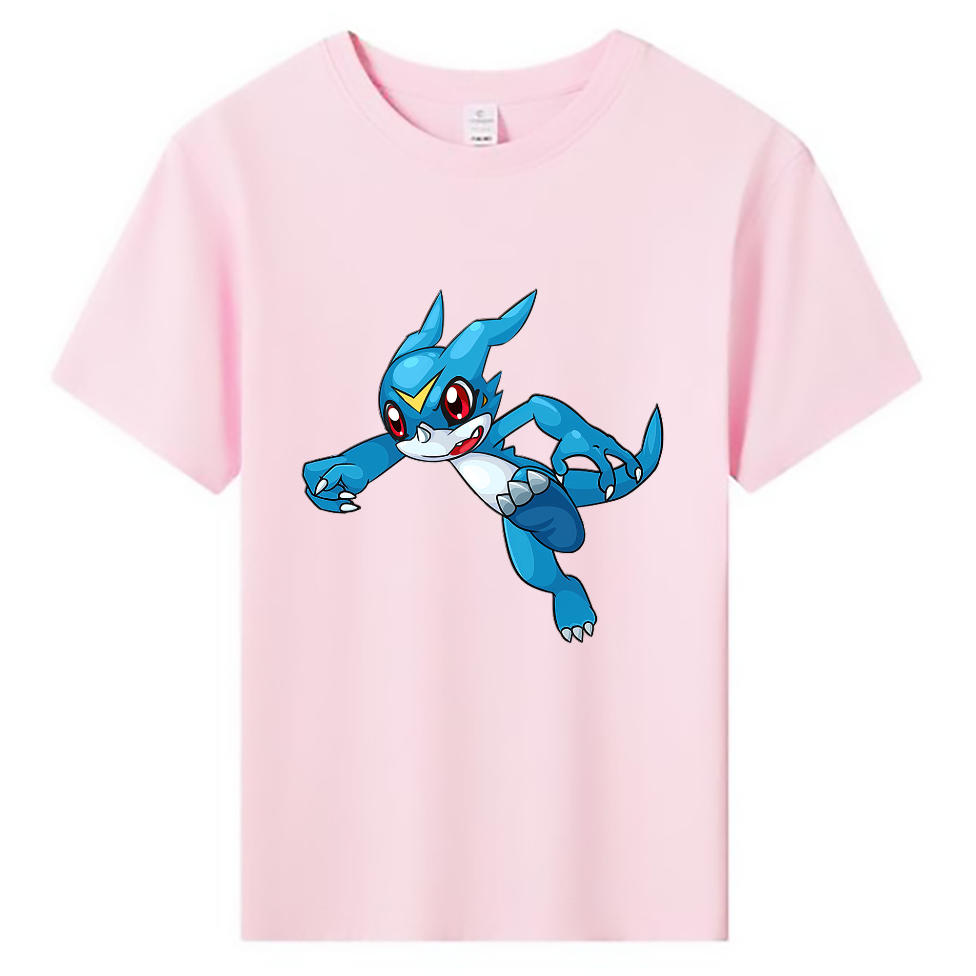 （画像用） Digimon デジタルモンスター/デジモン 綿100％キッズTシャツ（フロントプリント）