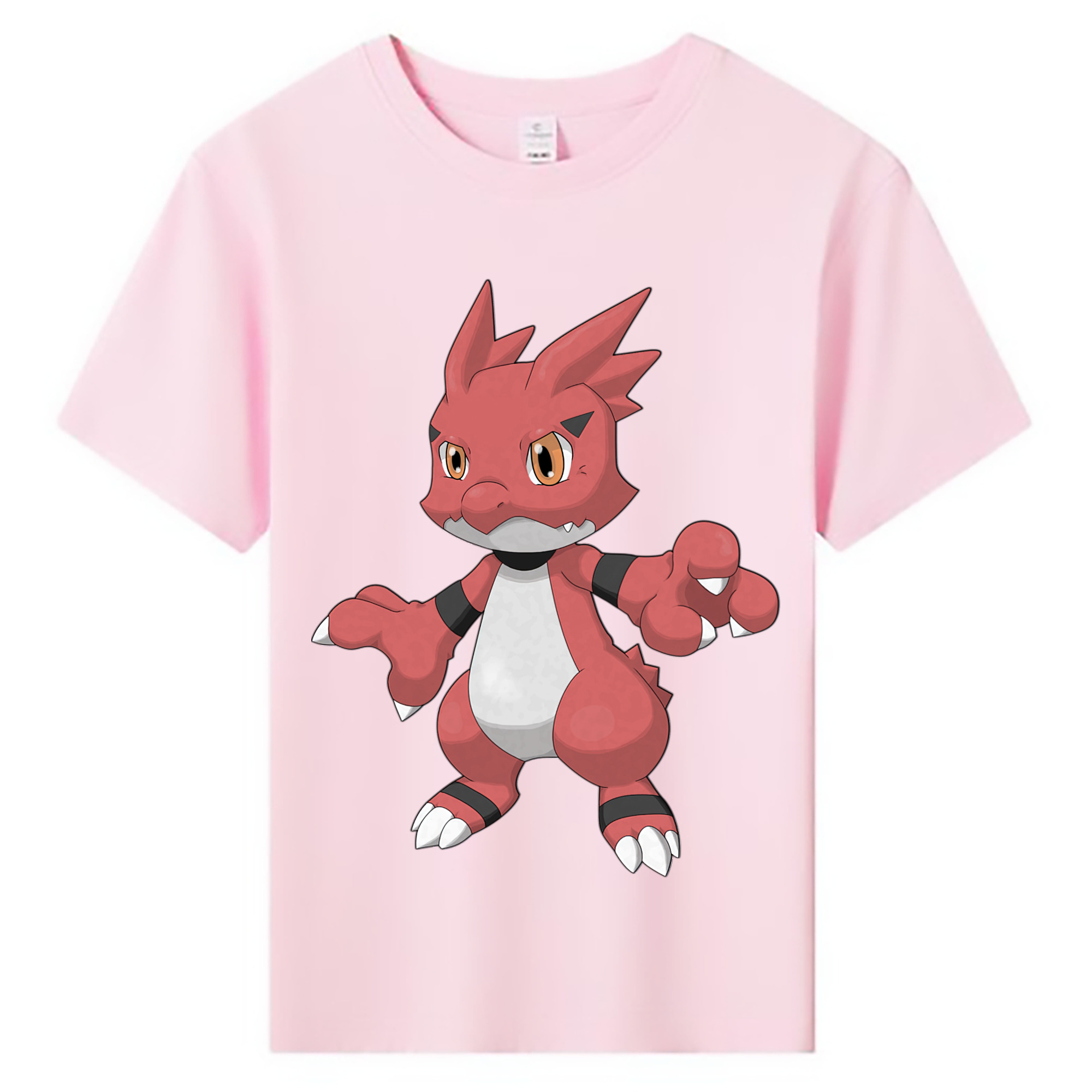 （画像用） Digimon デジタルモンスター/デジモン 綿100％キッズTシャツ（フロントプリント）