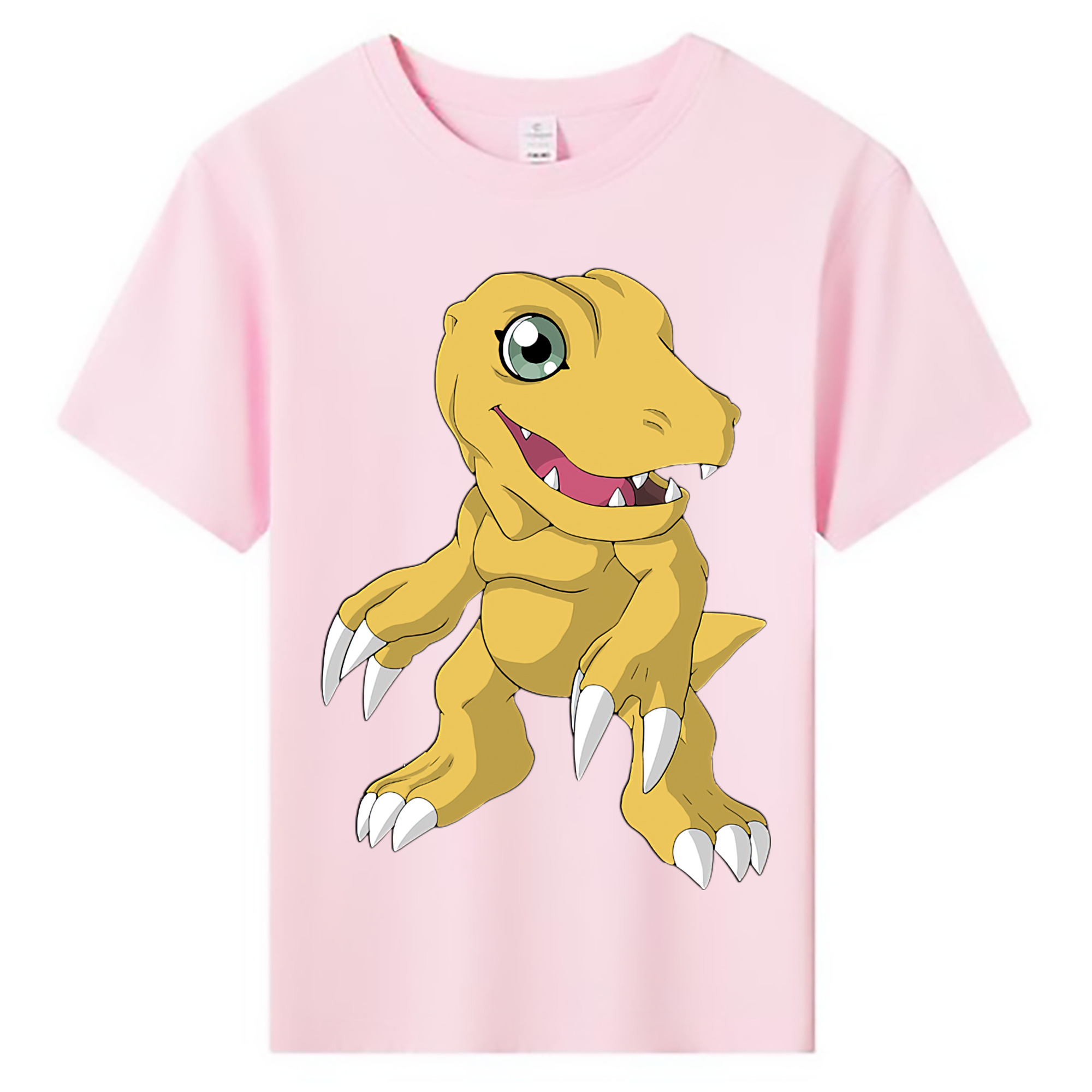 （画像用） Digimon デジタルモンスター/デジモン 綿100％キッズTシャツ（フロントプリント）