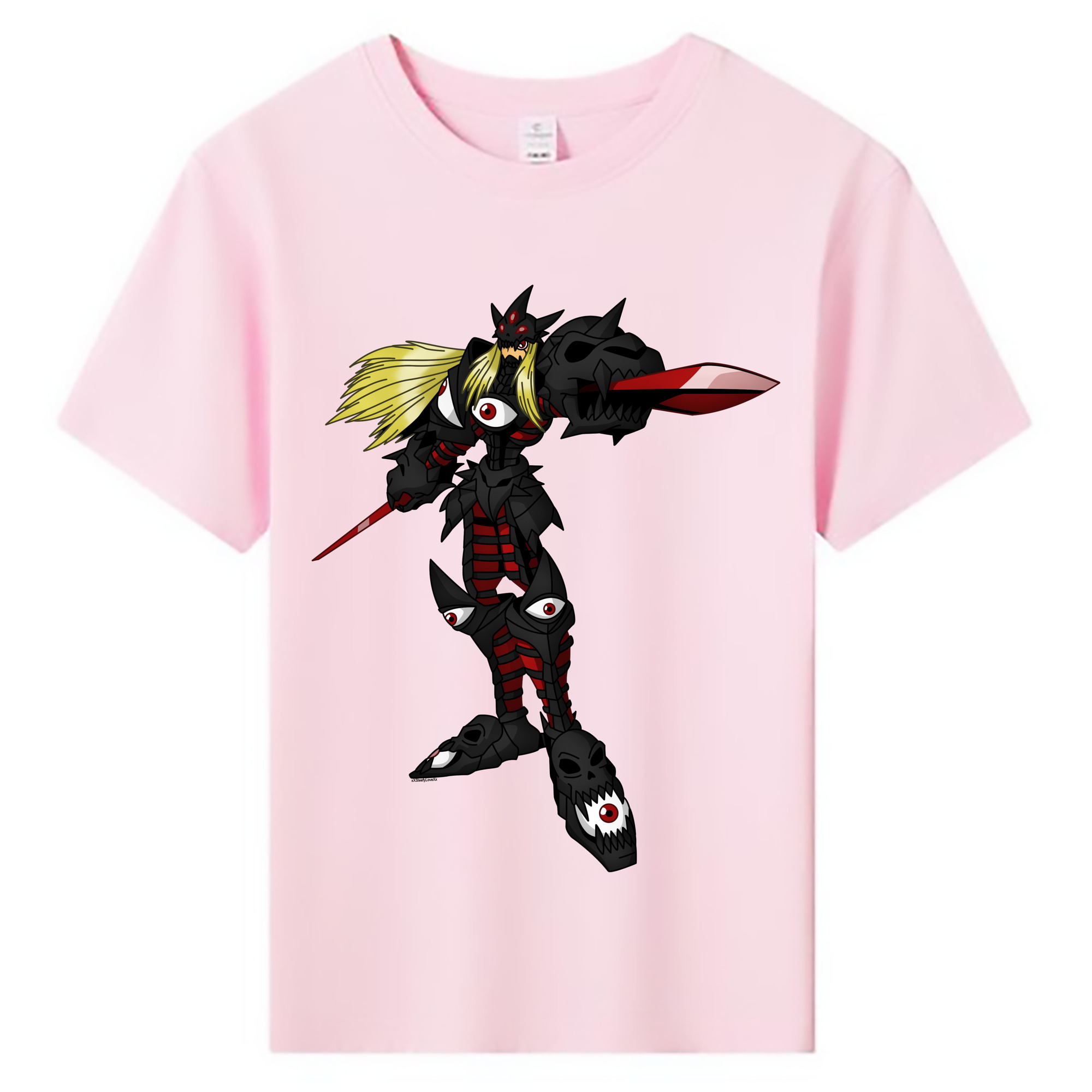 （画像用） Digimon デジタルモンスター/デジモン 綿100％キッズTシャツ（フロントプリント）