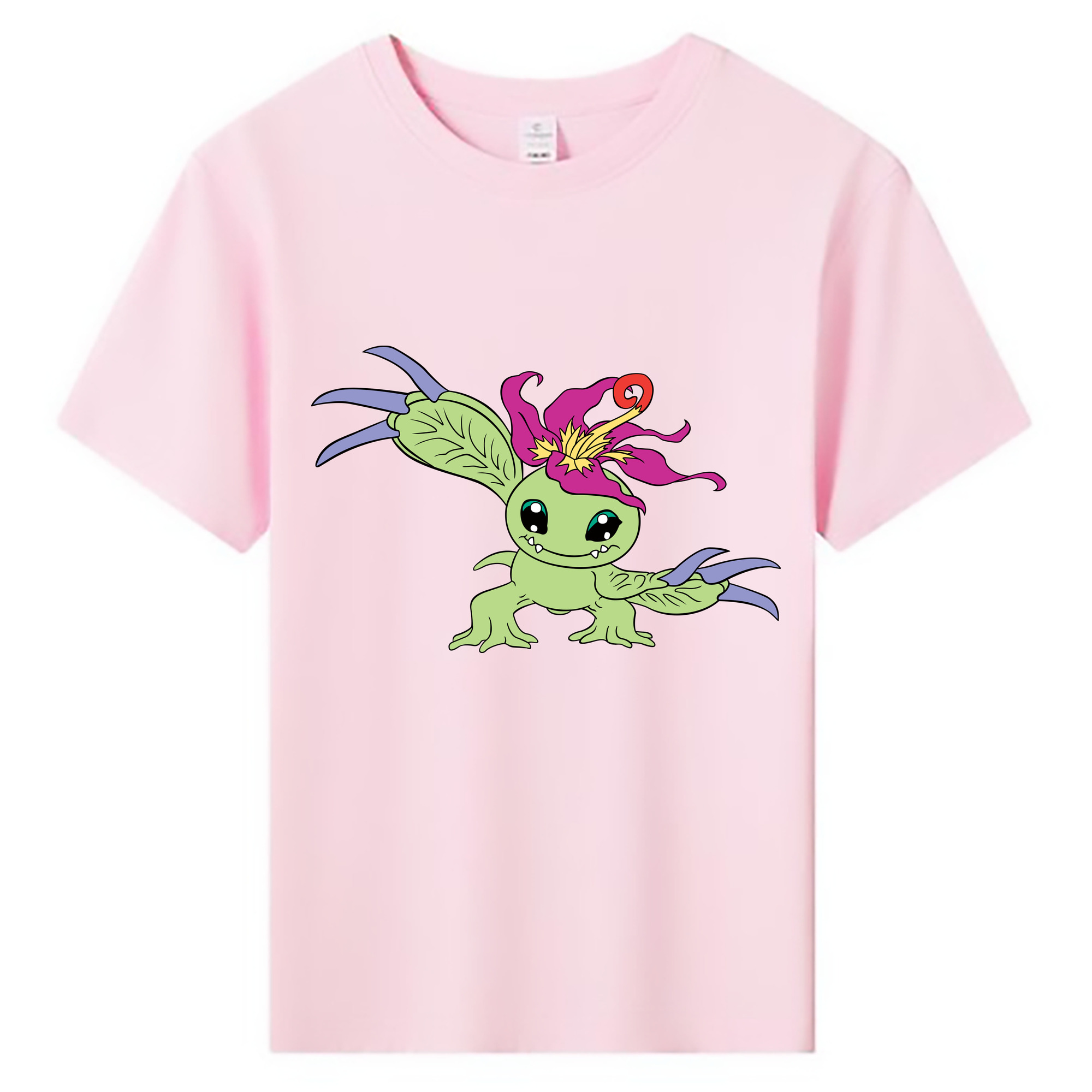 （画像用） Digimon デジタルモンスター/デジモン 綿100％キッズTシャツ（フロントプリント）