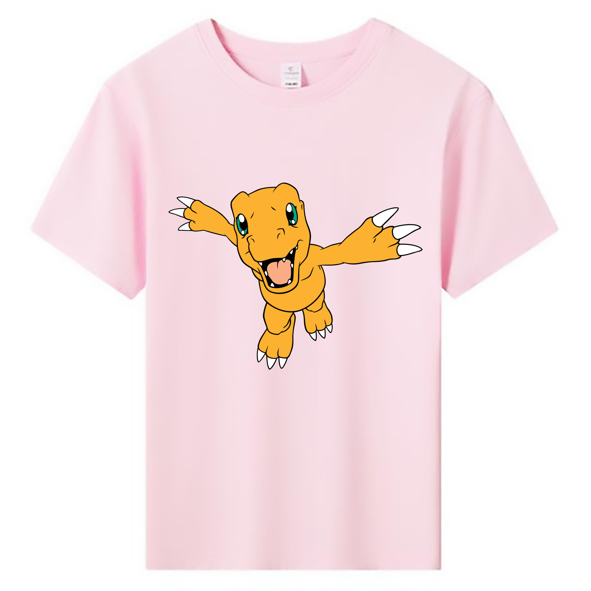（画像用） Digimon デジタルモンスター/デジモン 綿100％キッズTシャツ（フロントプリント）