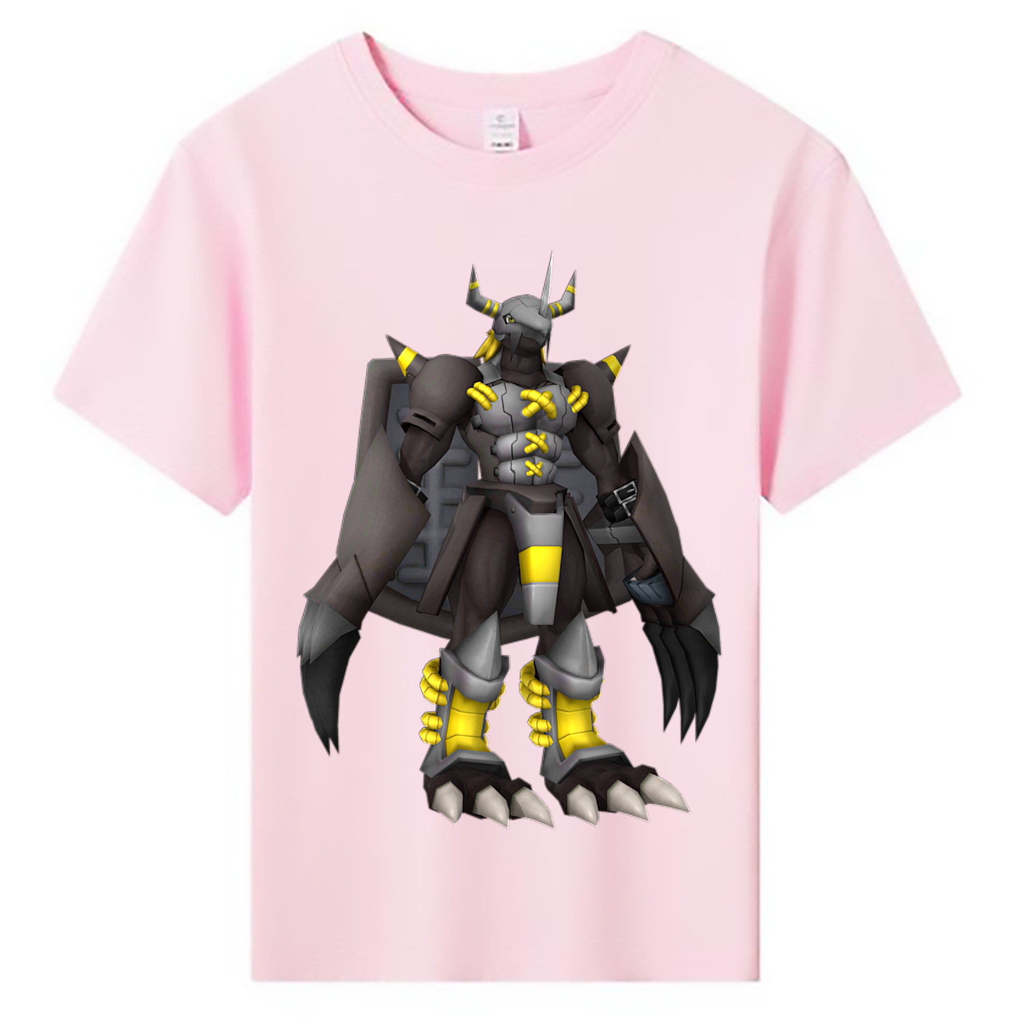 （画像用） Digimon デジタルモンスター/デジモン 綿100％キッズTシャツ（フロントプリント）