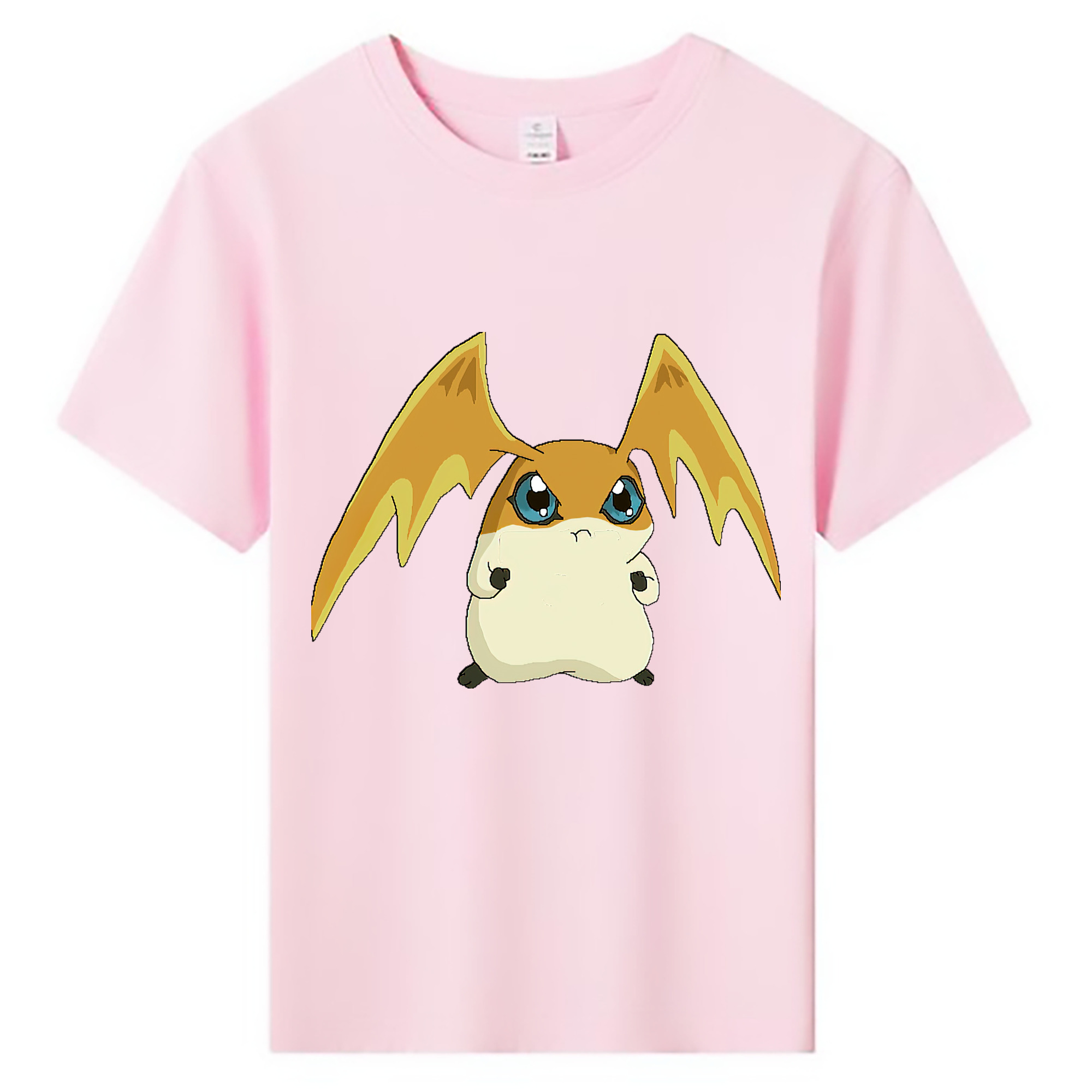 （画像用） Digimon デジタルモンスター/デジモン 綿100％キッズTシャツ（フロントプリント）