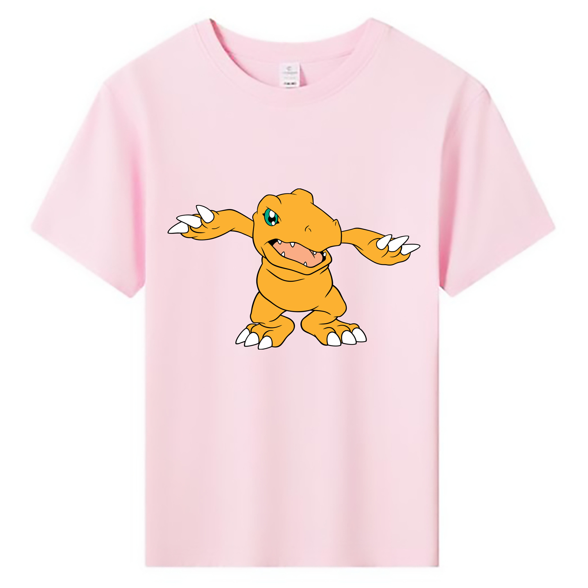 （画像用） Digimon デジタルモンスター/デジモン 綿100％キッズTシャツ（フロントプリント）