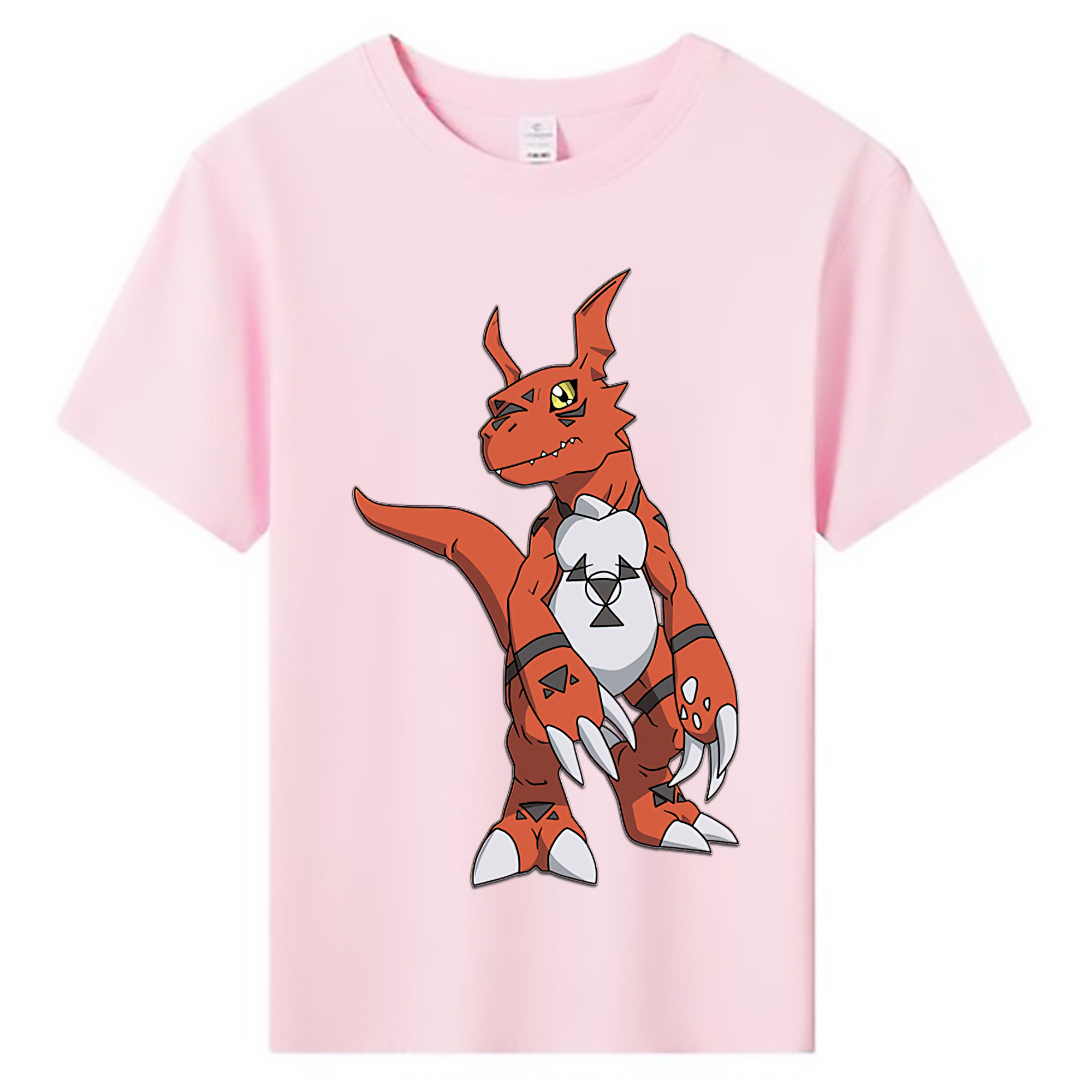 （画像用） Digimon デジタルモンスター/デジモン 綿100％キッズTシャツ（フロントプリント）