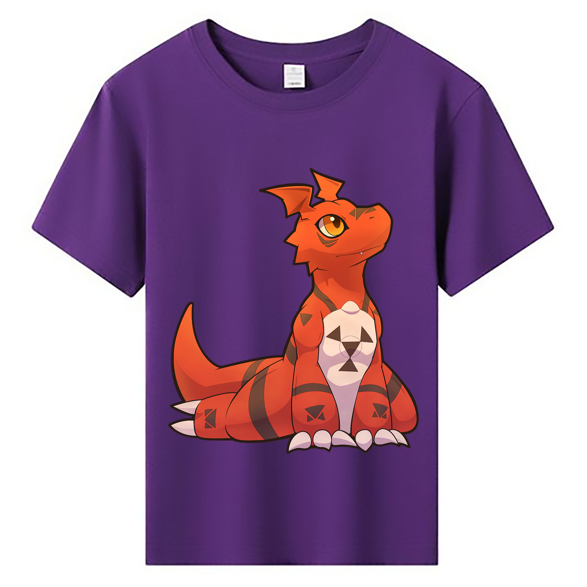 （画像用） Digimon デジタルモンスター/デジモン 綿100％キッズTシャツ（フロントプリント）
