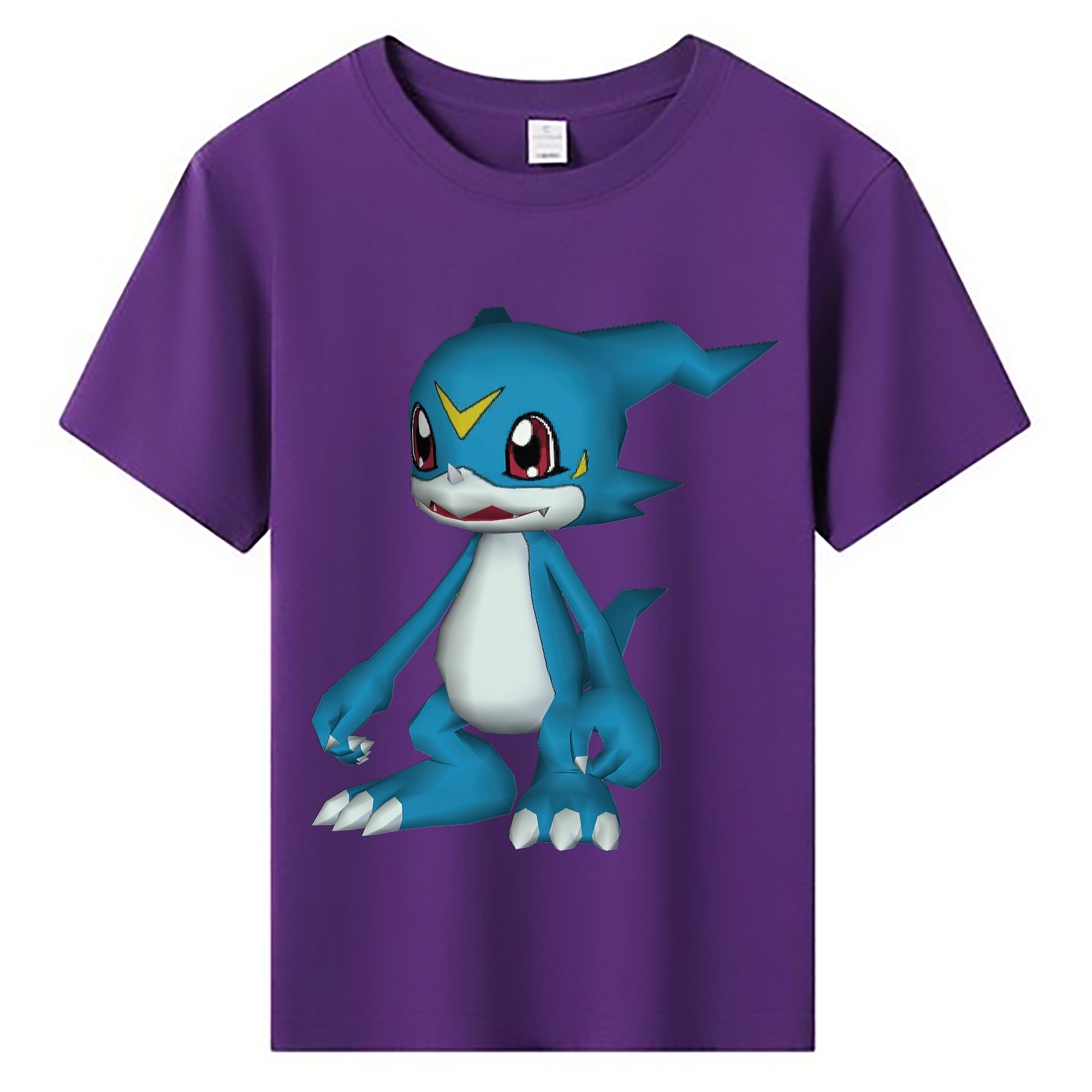 （画像用） Digimon デジタルモンスター/デジモン 綿100％キッズTシャツ（フロントプリント）