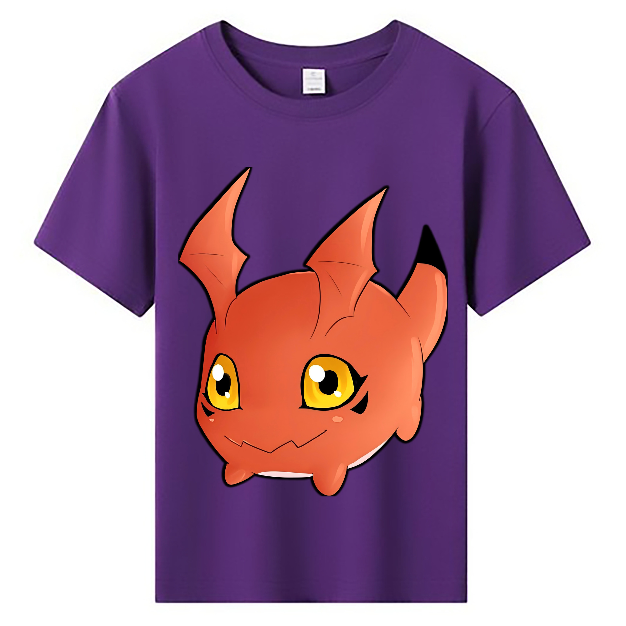 （画像用） Digimon デジタルモンスター/デジモン 綿100％キッズTシャツ（フロントプリント）