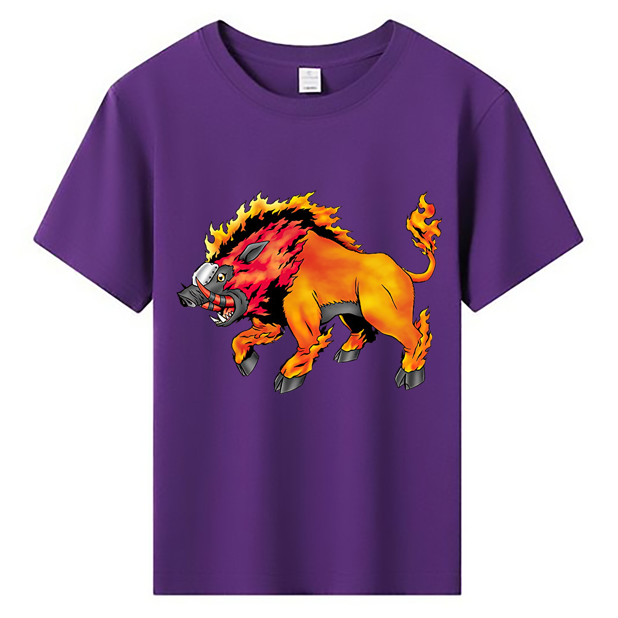 （画像用） Digimon デジタルモンスター/デジモン 綿100％キッズTシャツ（フロントプリント）