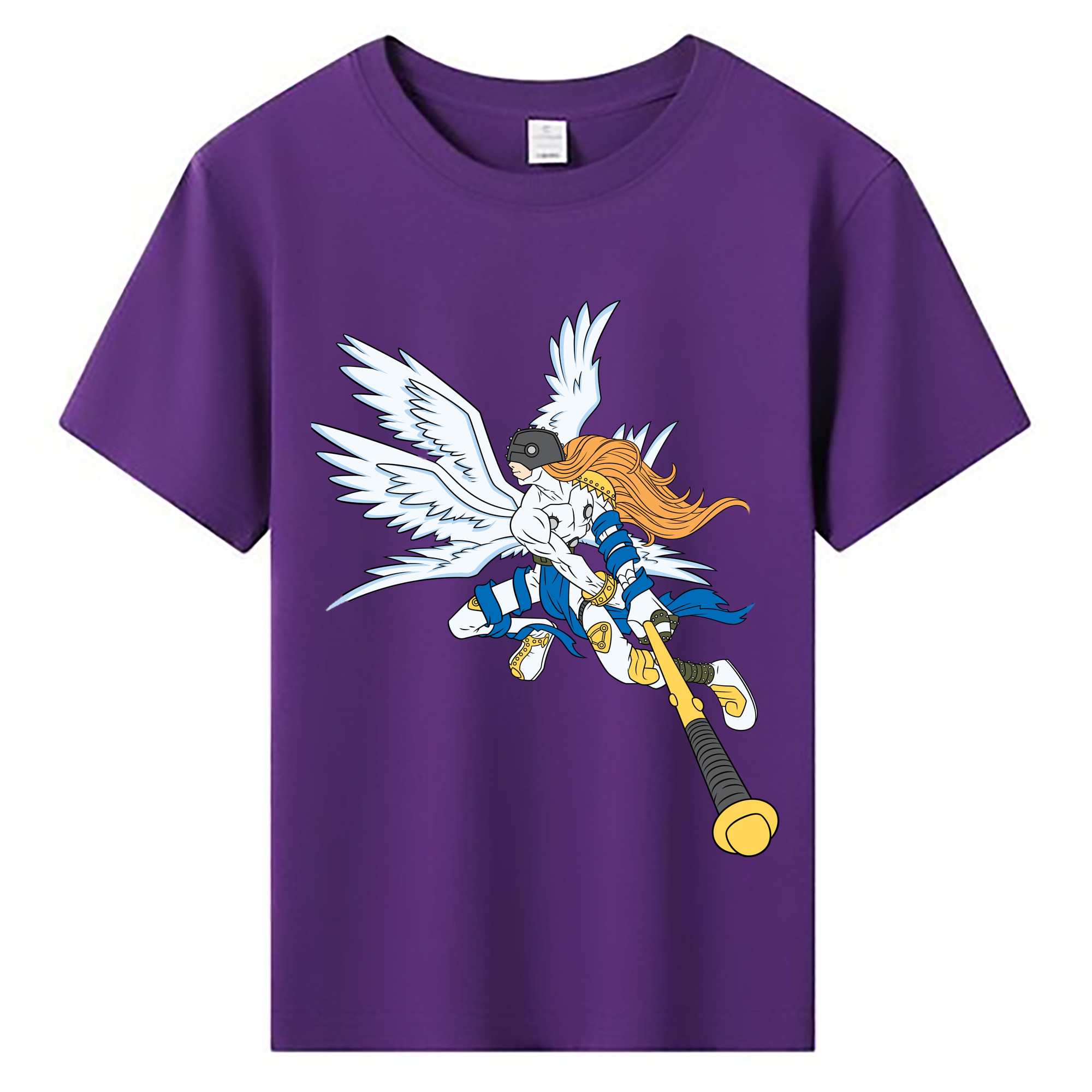 （画像用） Digimon デジタルモンスター/デジモン 綿100％キッズTシャツ（フロントプリント）