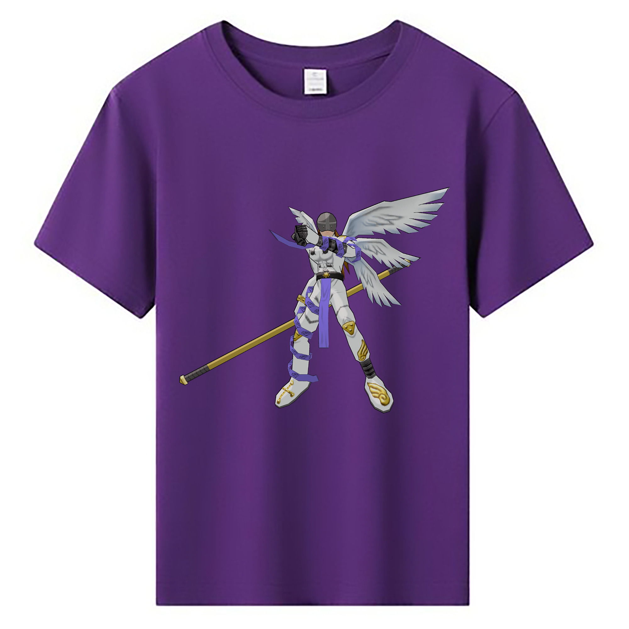 （画像用） Digimon デジタルモンスター/デジモン 綿100％キッズTシャツ（フロントプリント）