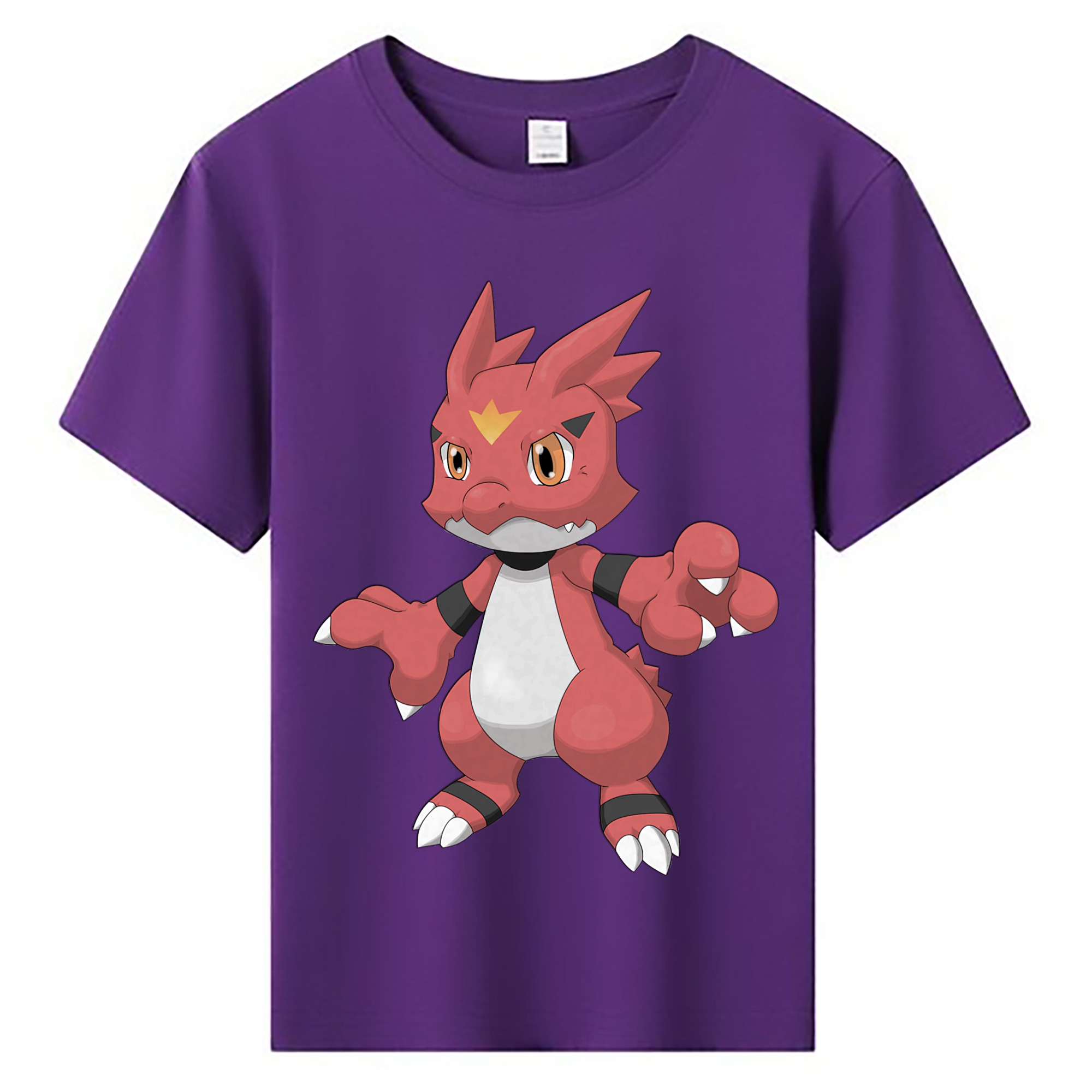 （画像用） Digimon デジタルモンスター/デジモン 綿100％キッズTシャツ（フロントプリント）