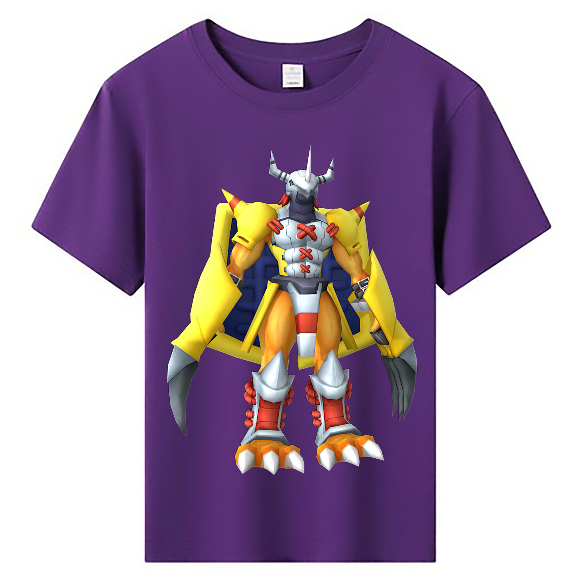 （画像用） Digimon デジタルモンスター/デジモン 綿100％キッズTシャツ（フロントプリント）