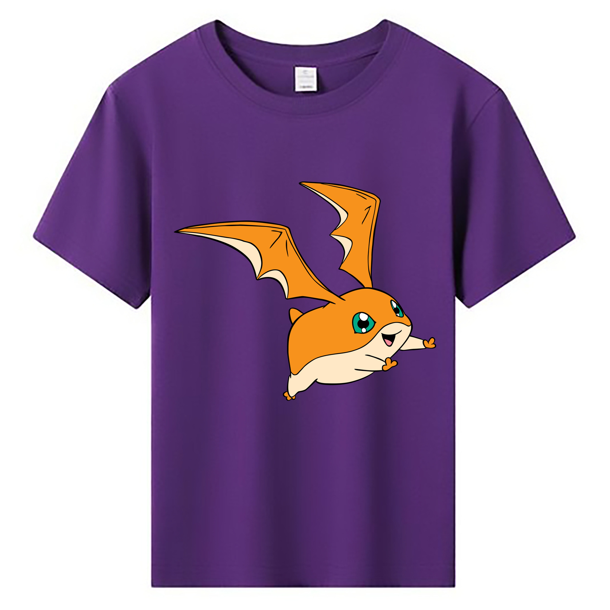 （画像用） Digimon デジタルモンスター/デジモン 綿100％キッズTシャツ（フロントプリント）