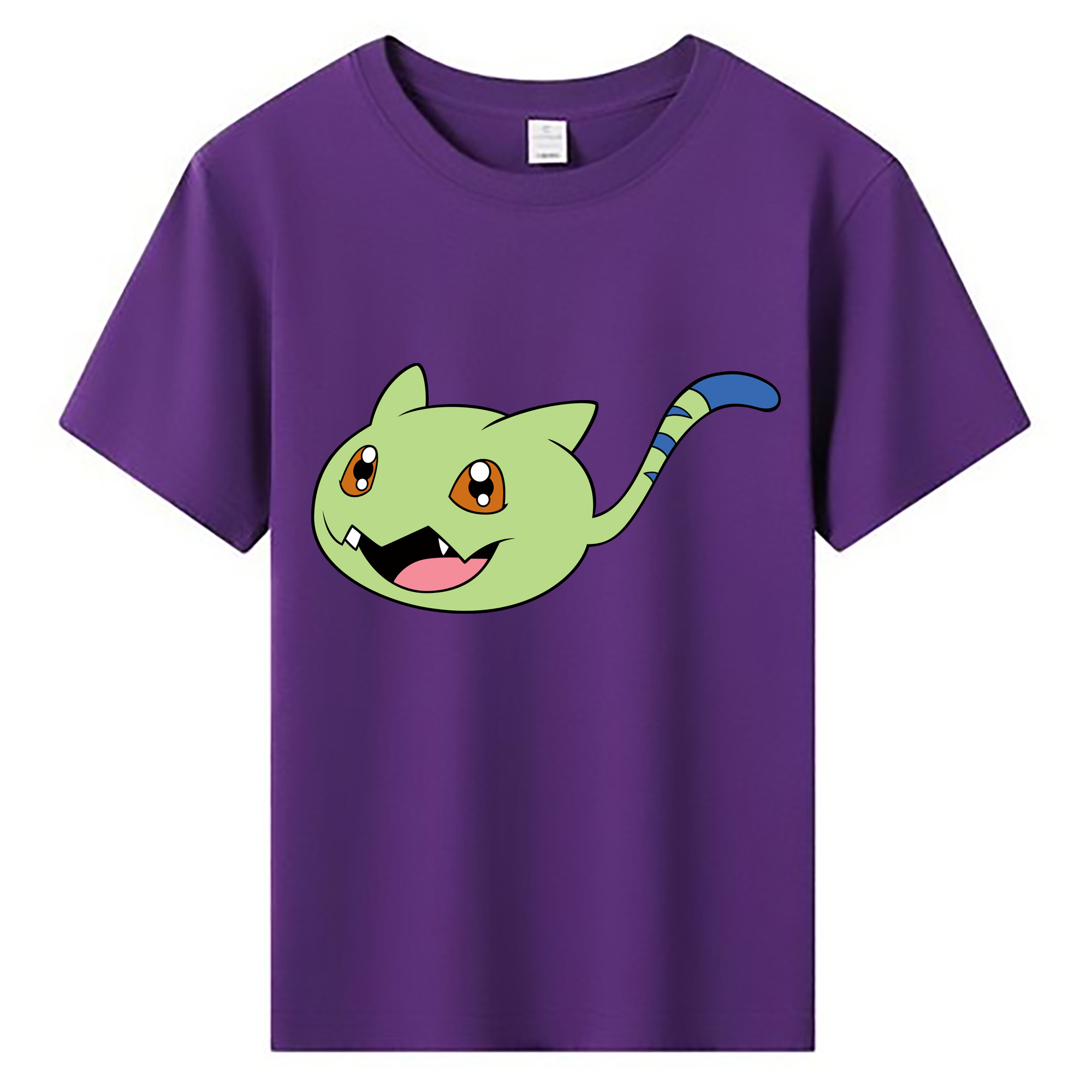 （画像用） Digimon デジタルモンスター/デジモン 綿100％キッズTシャツ（フロントプリント）