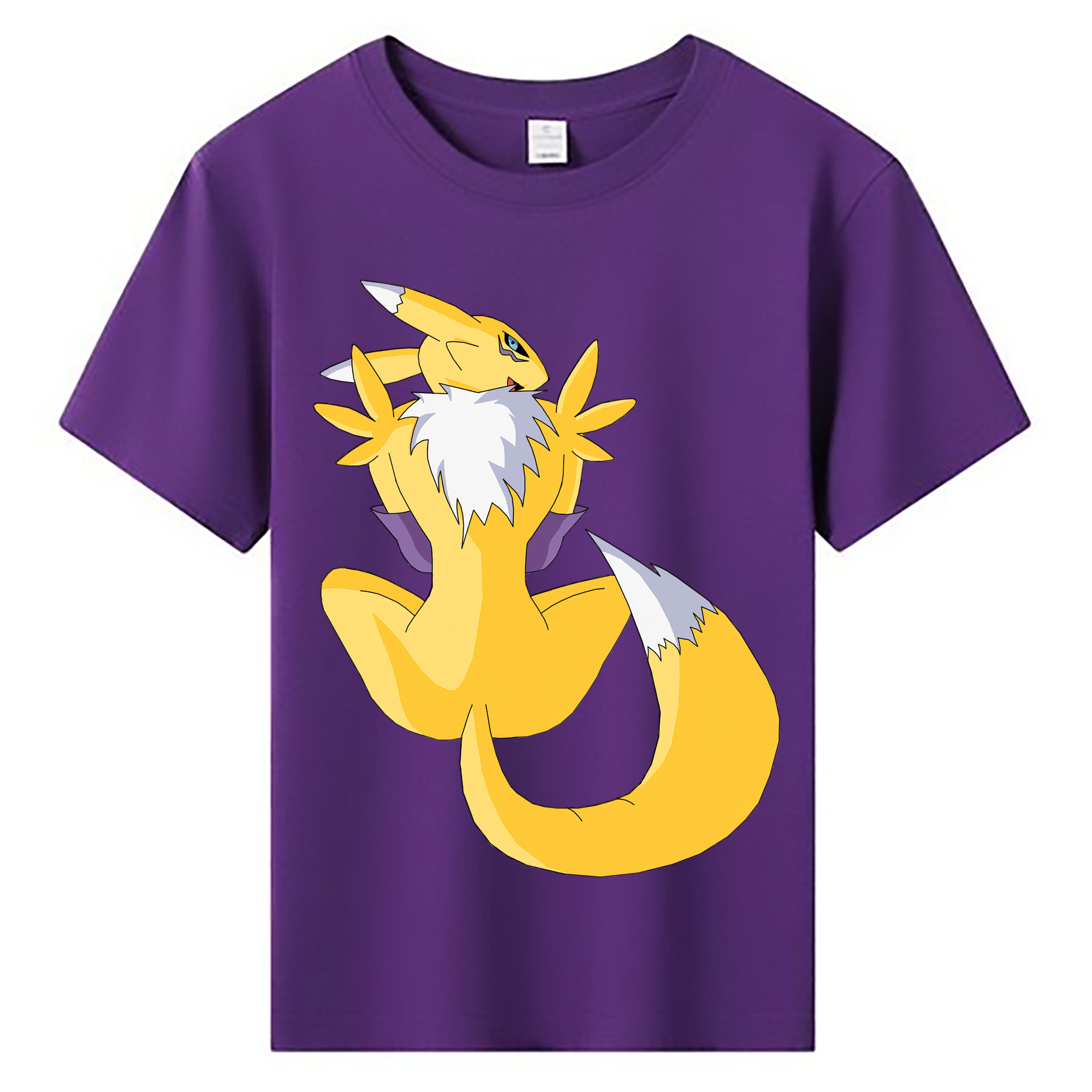 （画像用） Digimon デジタルモンスター/デジモン 綿100％キッズTシャツ（フロントプリント）